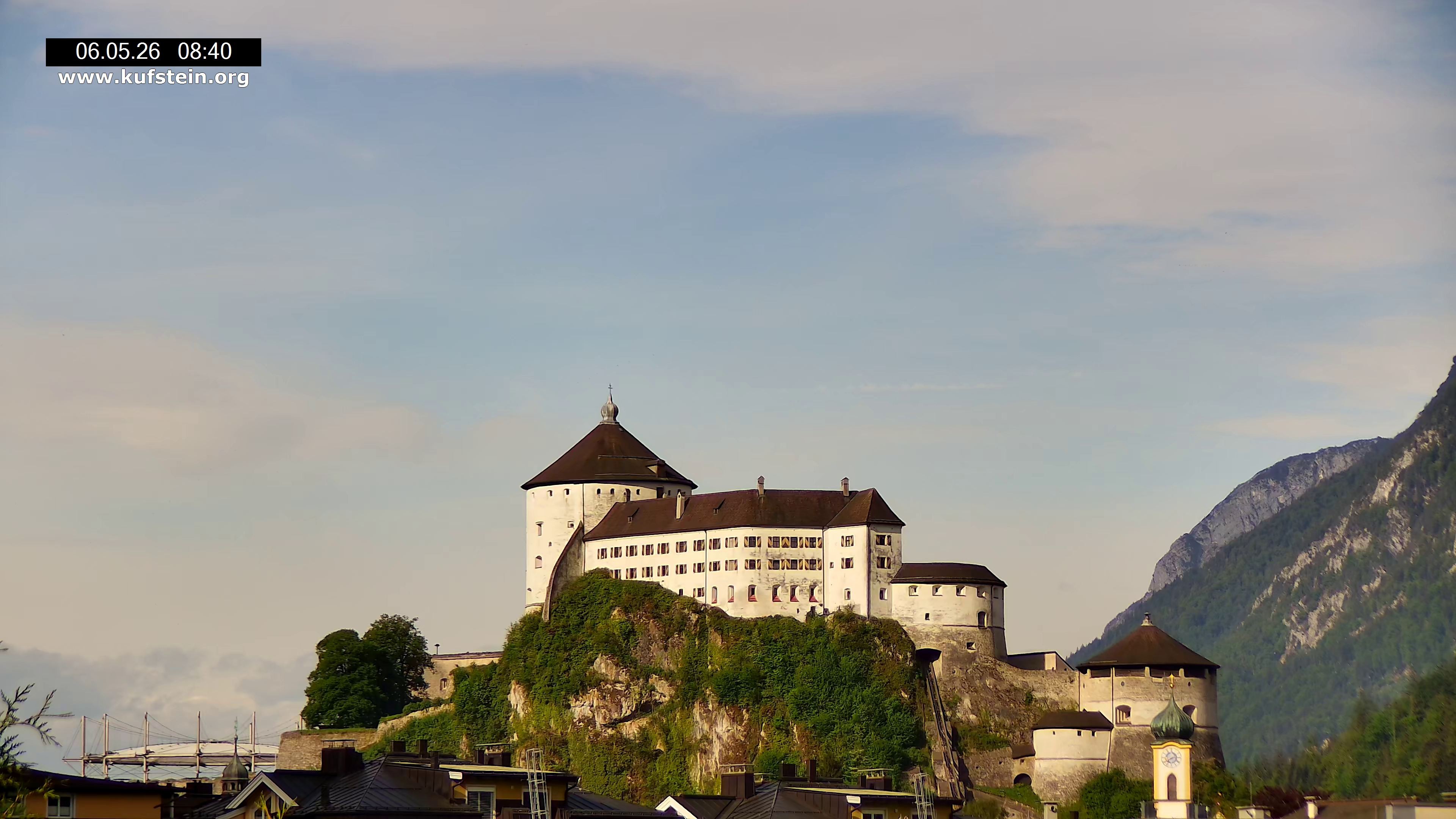 Archiv Foto Webcam Festung Kufstein