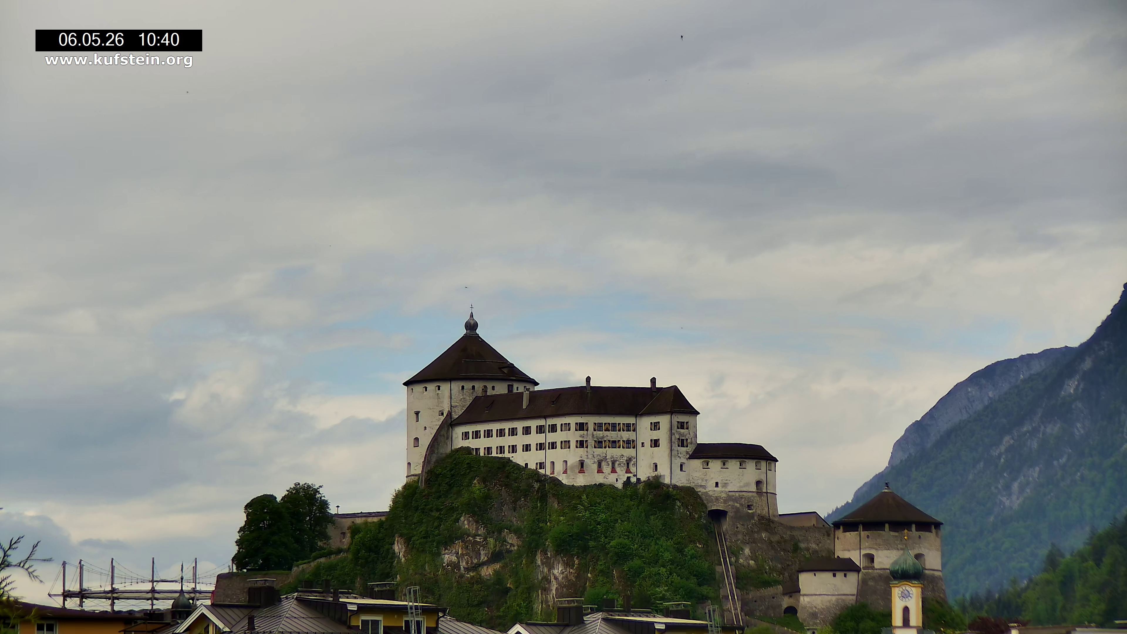Archiv Foto Webcam Festung Kufstein