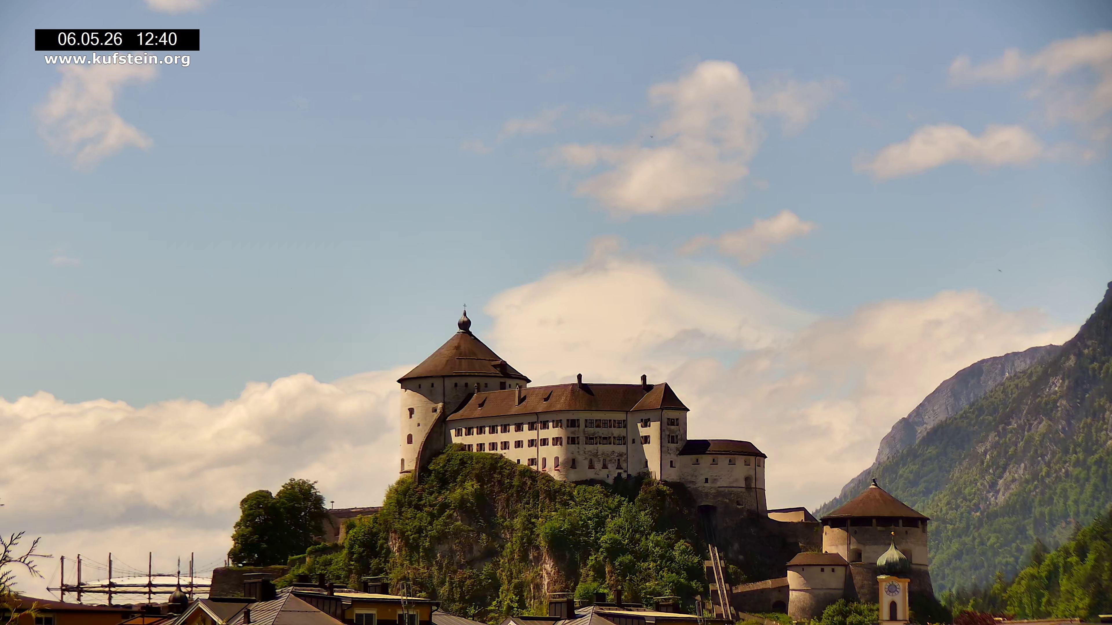 Archiv Foto Webcam Festung Kufstein
