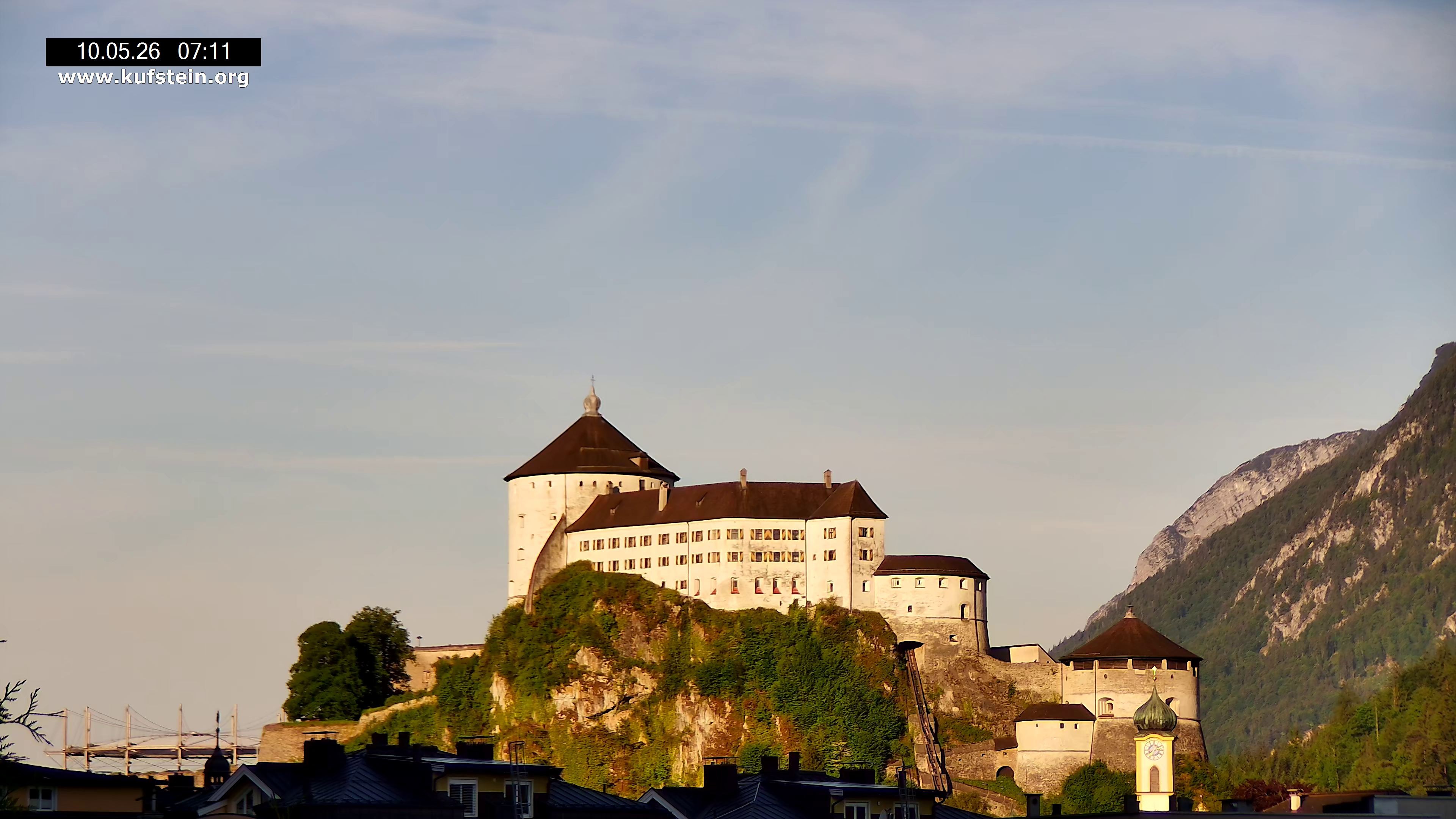 Archiv Foto Webcam Festung Kufstein