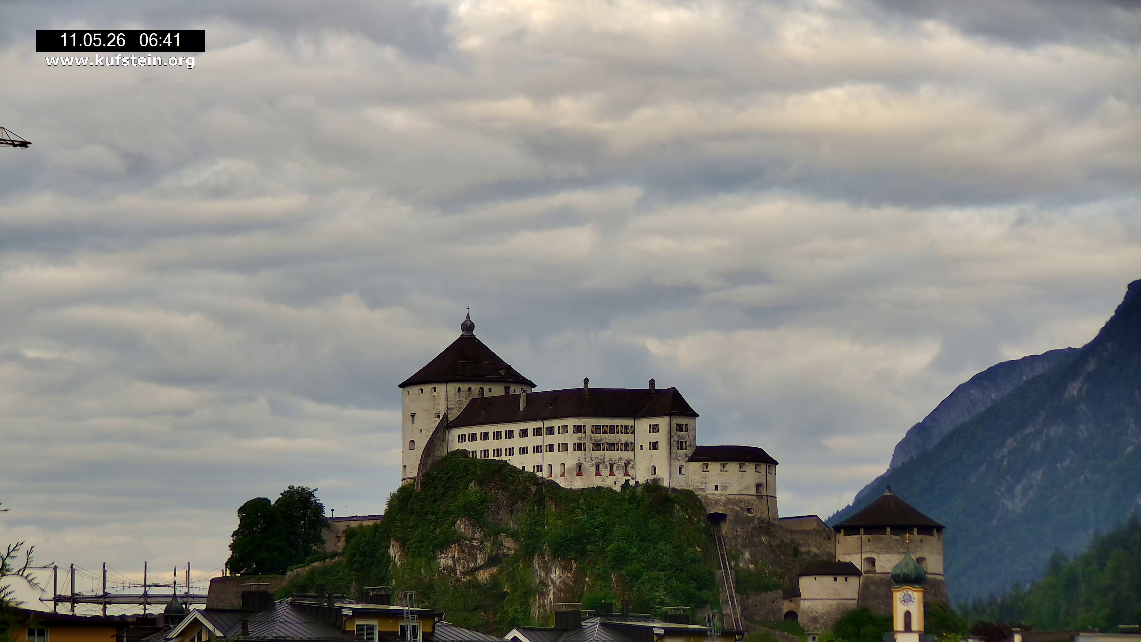 Archiv Foto Webcam Festung Kufstein