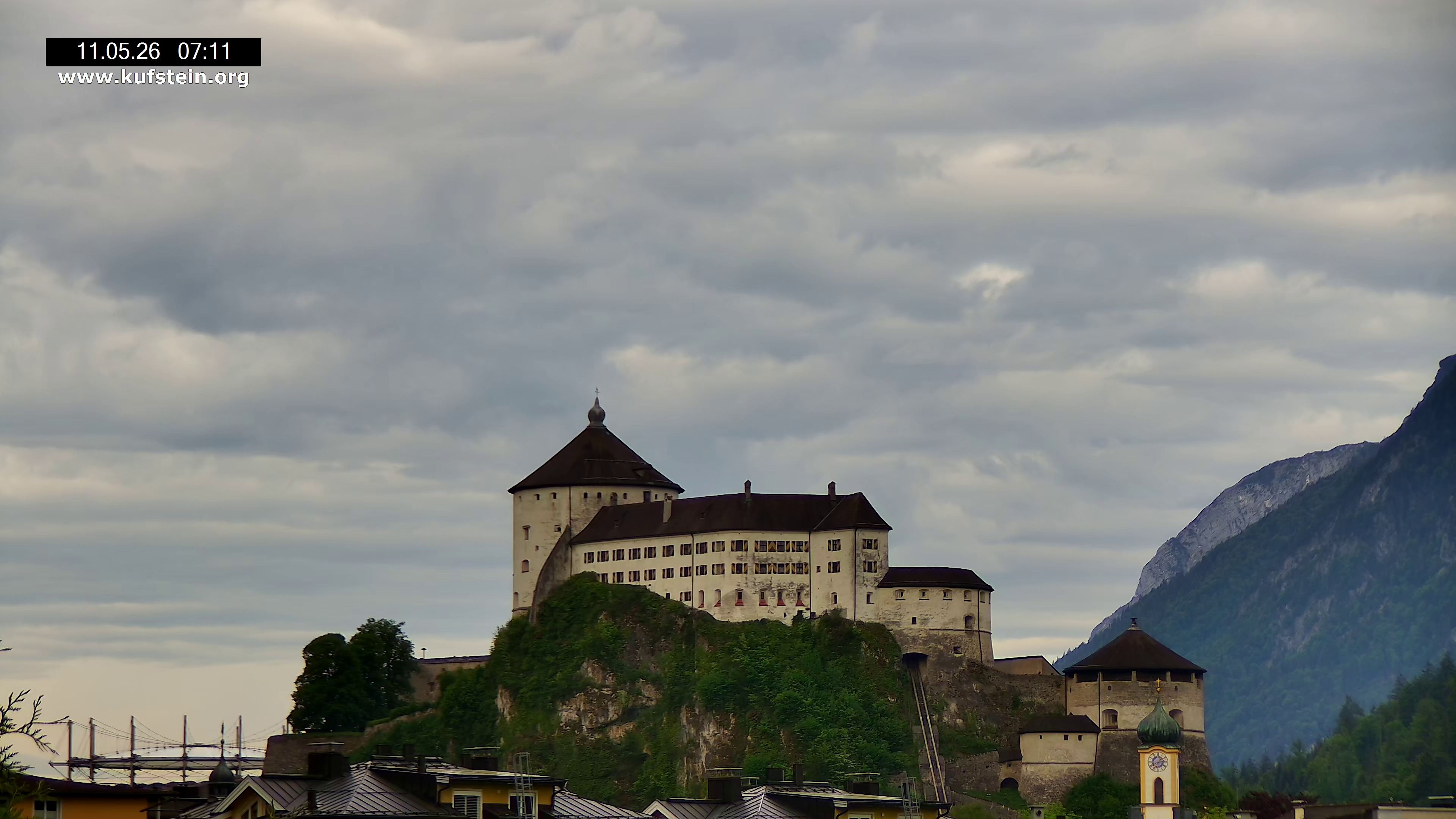 Archiv Foto Webcam Festung Kufstein