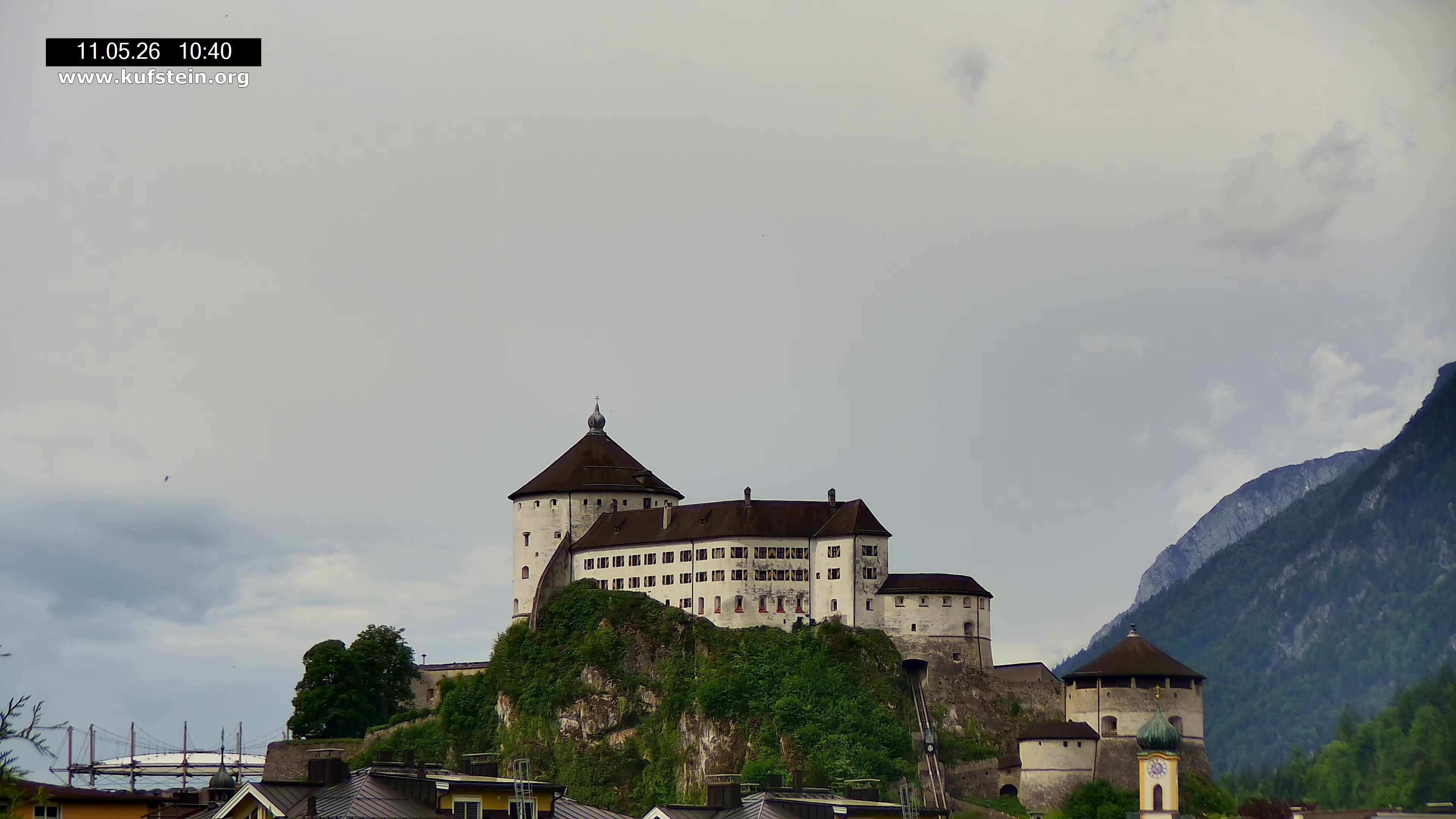 Archiv Foto Webcam Festung Kufstein