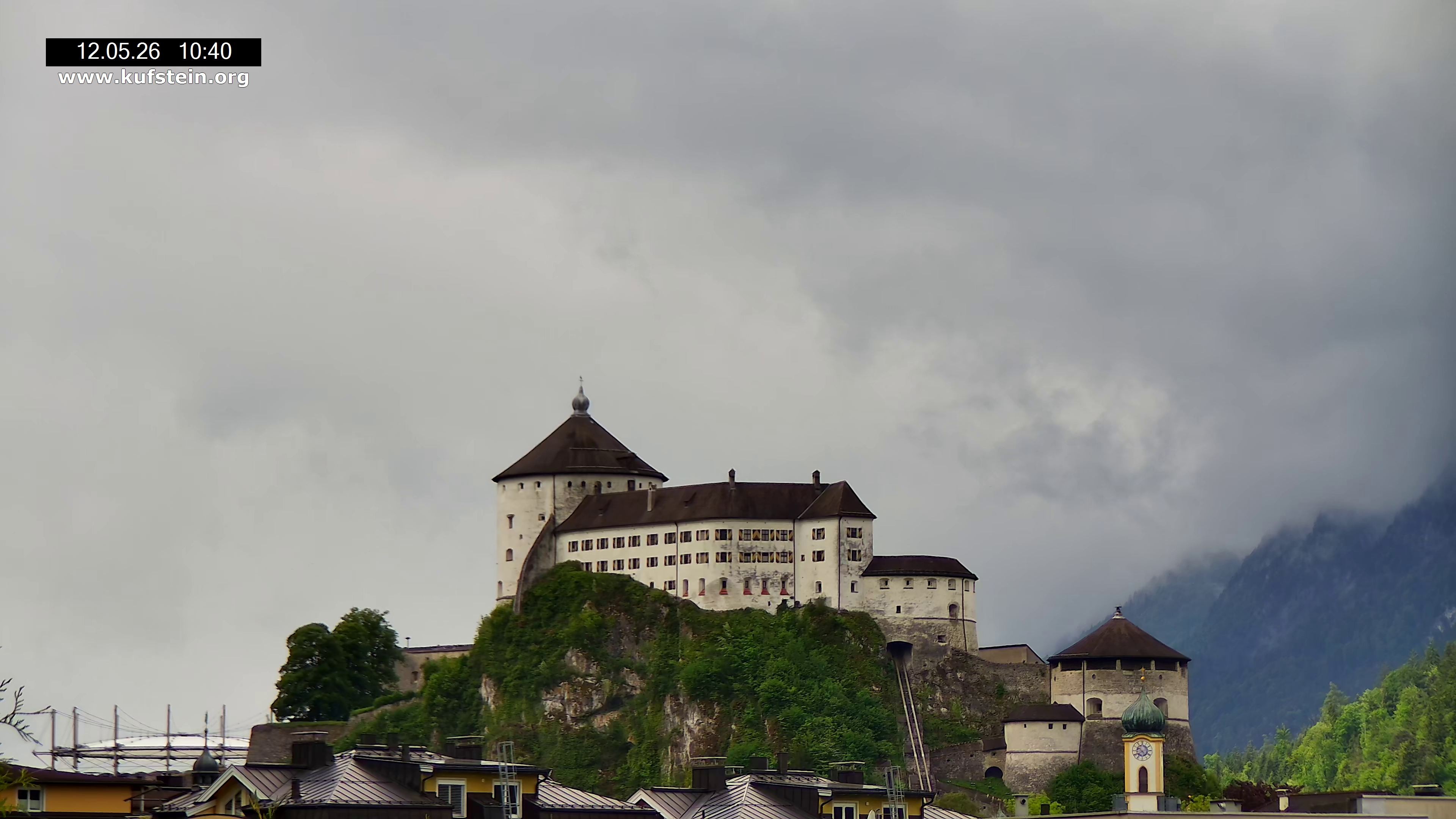 Archiv Foto Webcam Festung Kufstein