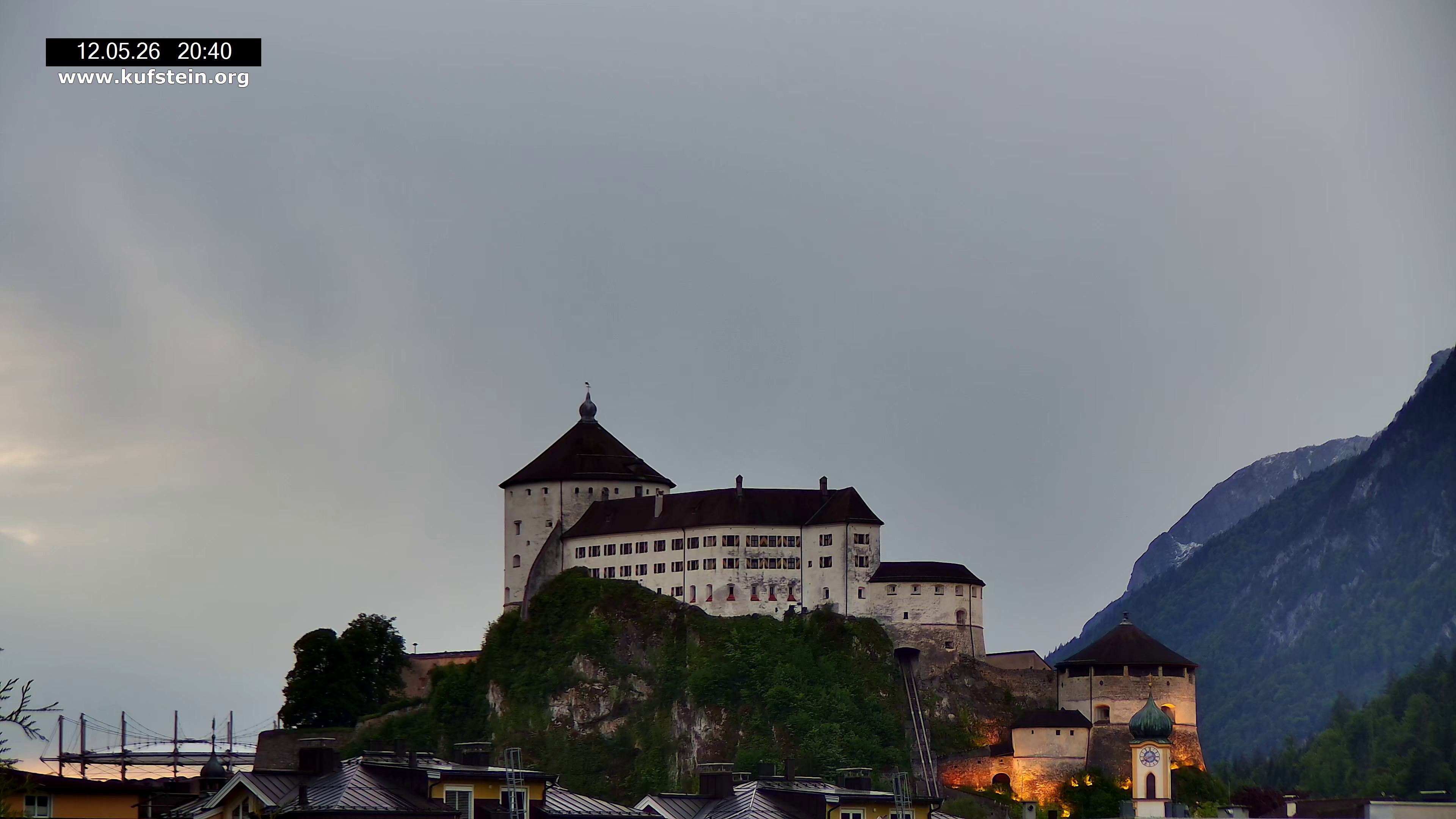 Archiv Foto Webcam Festung Kufstein