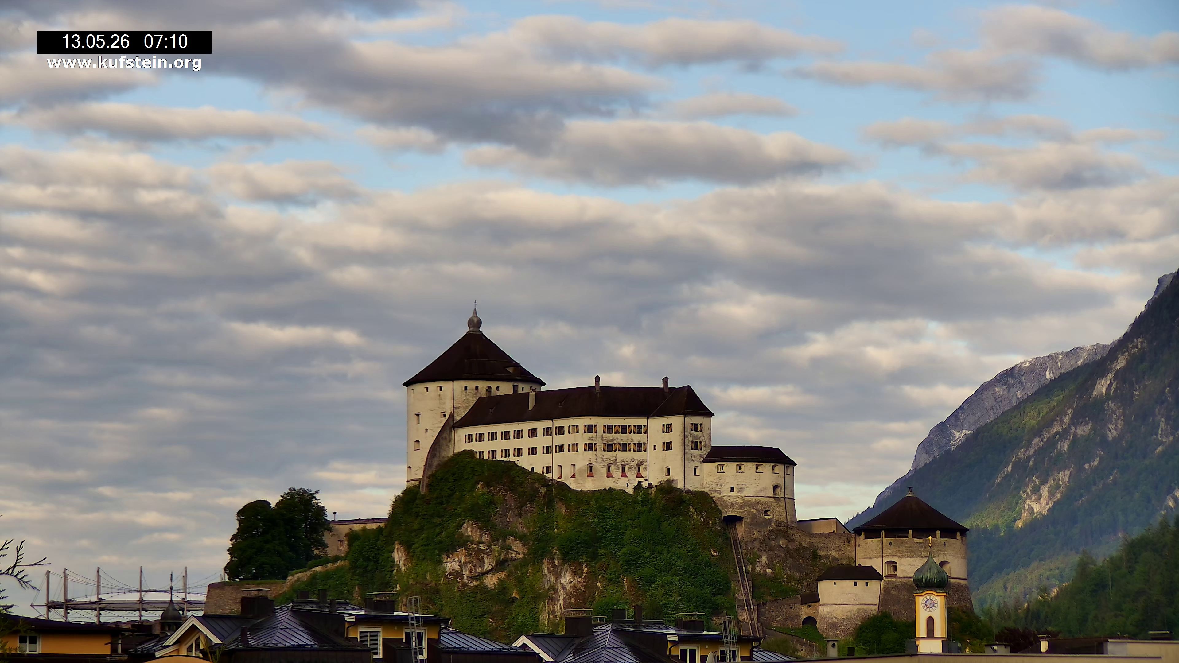 Archived image Webcam Kufstein Fortress