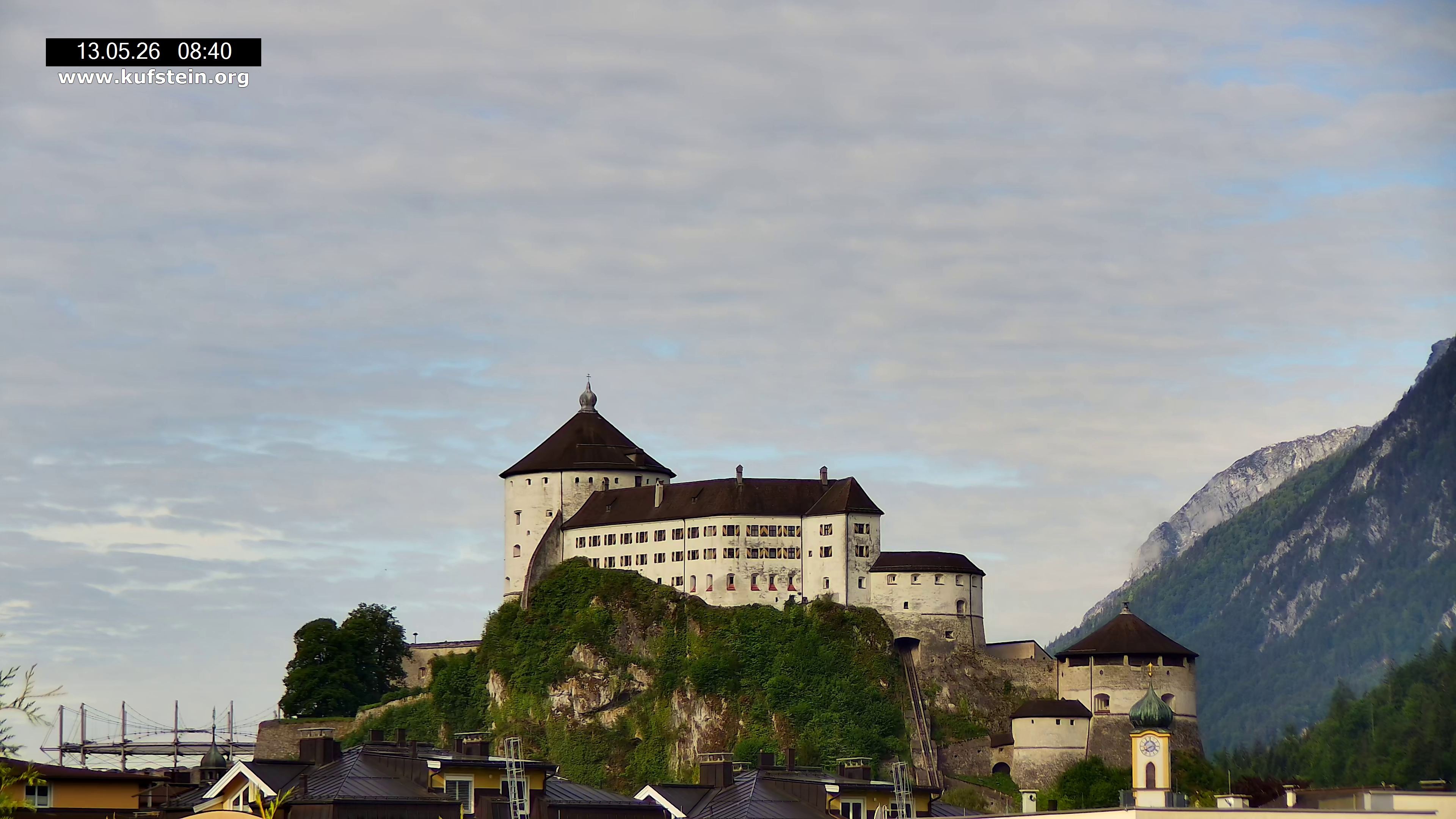 Archived image Webcam Kufstein Fortress