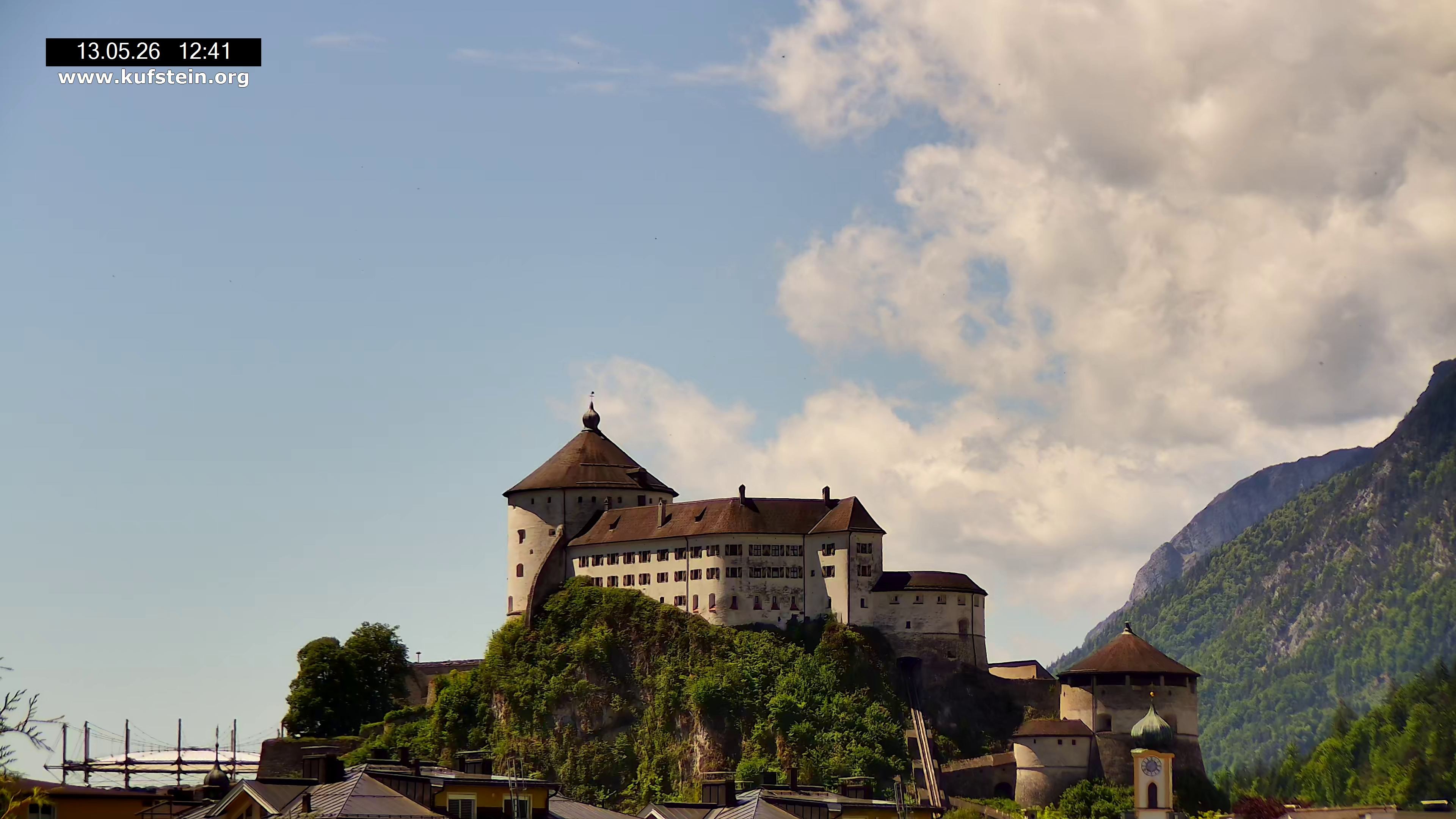 Archived image Webcam Kufstein Fortress