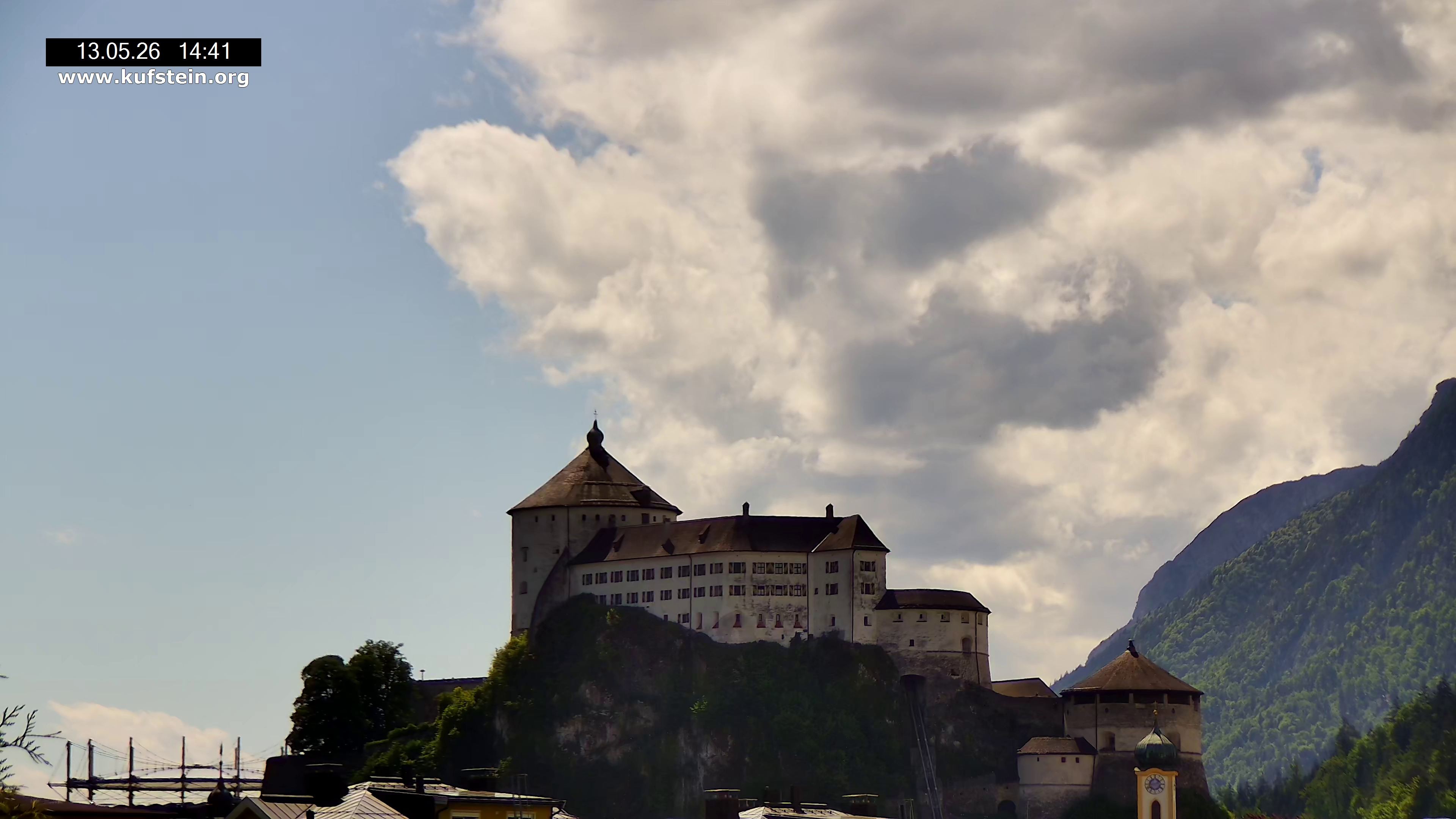 Archived image Webcam Kufstein Fortress