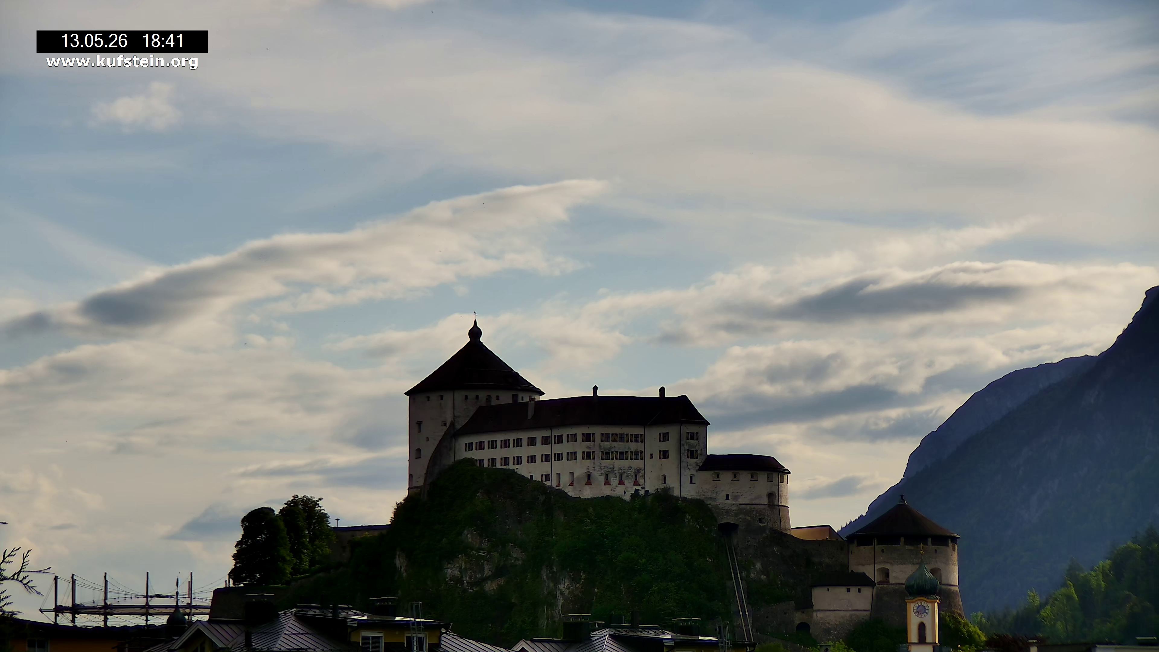 Archived image Webcam Kufstein Fortress