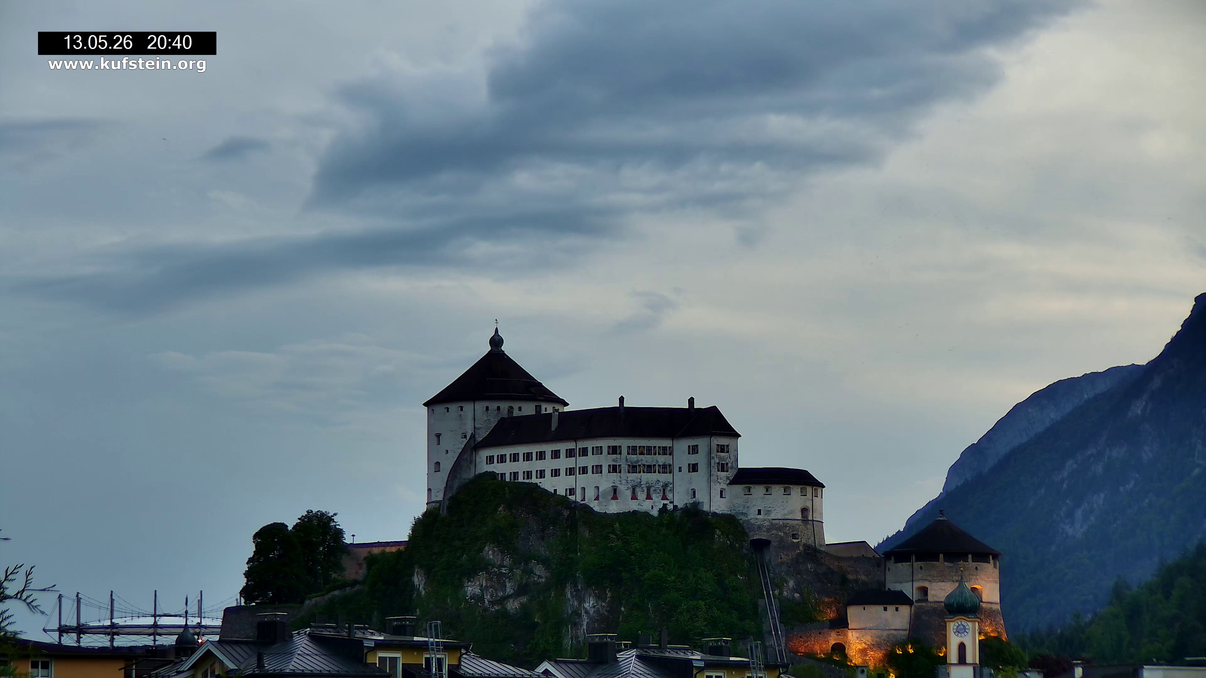 Archived image Webcam Kufstein Fortress