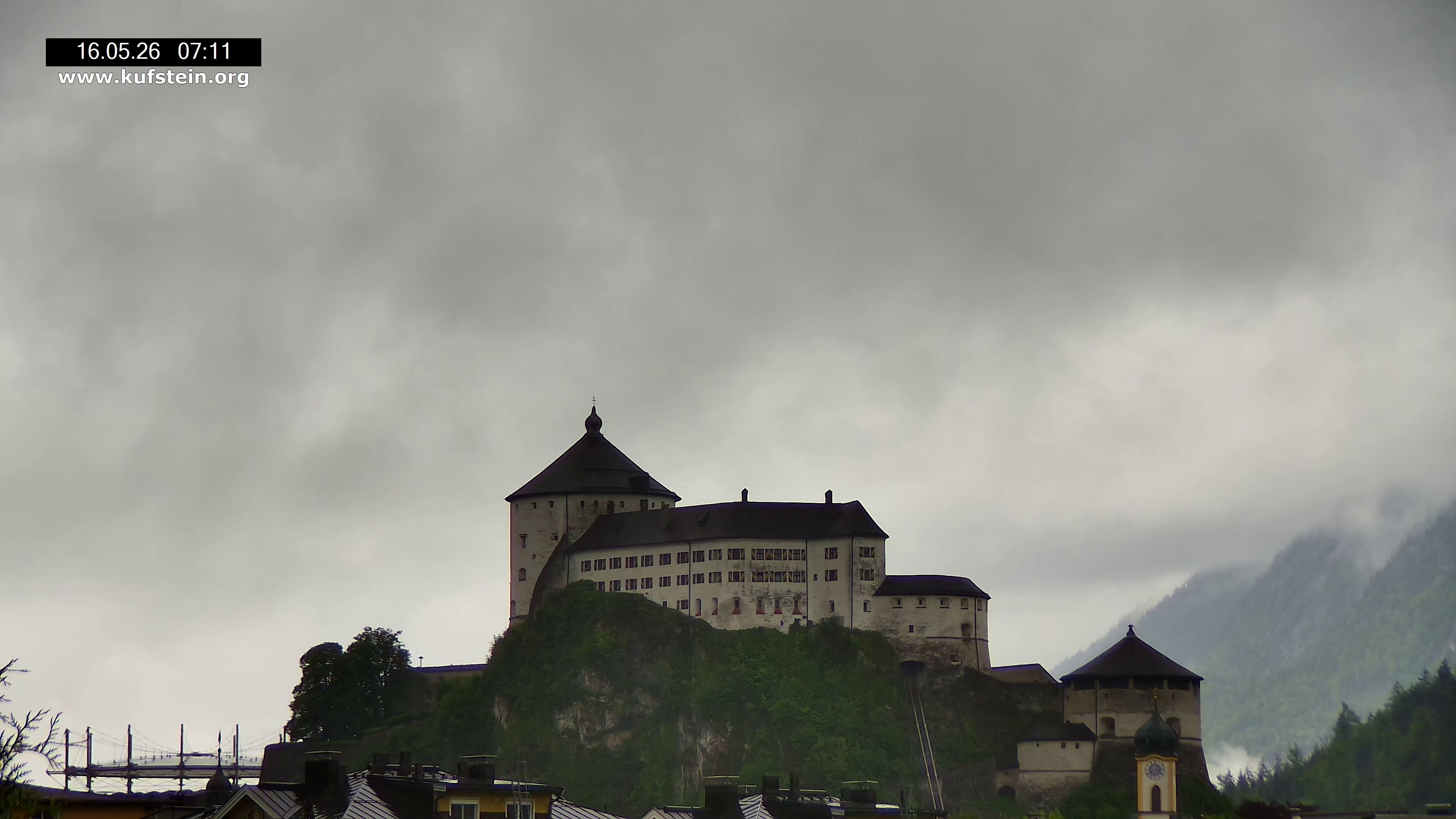 Archiv Foto Webcam Festung Kufstein