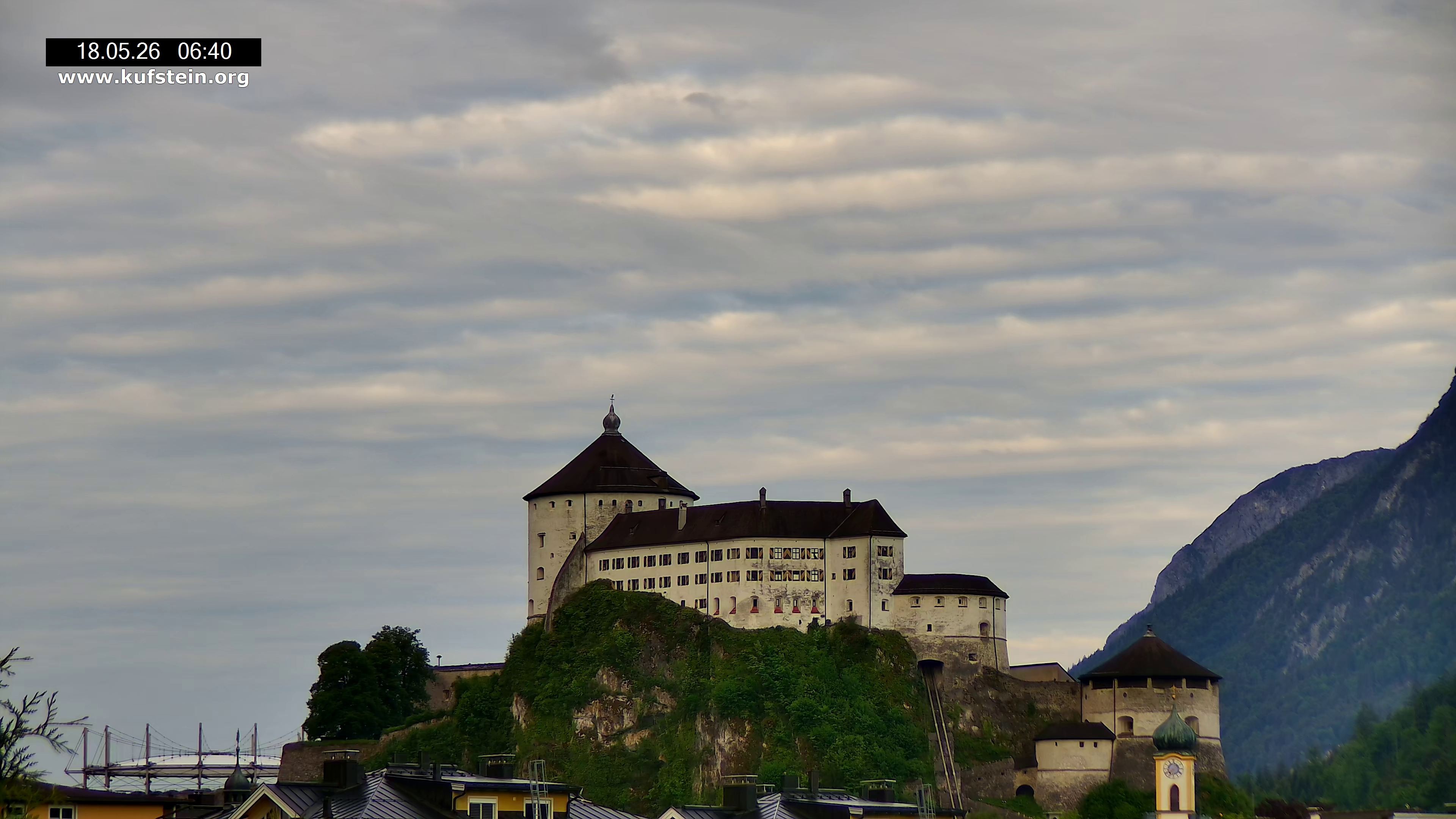 Archiv Foto Webcam Festung Kufstein