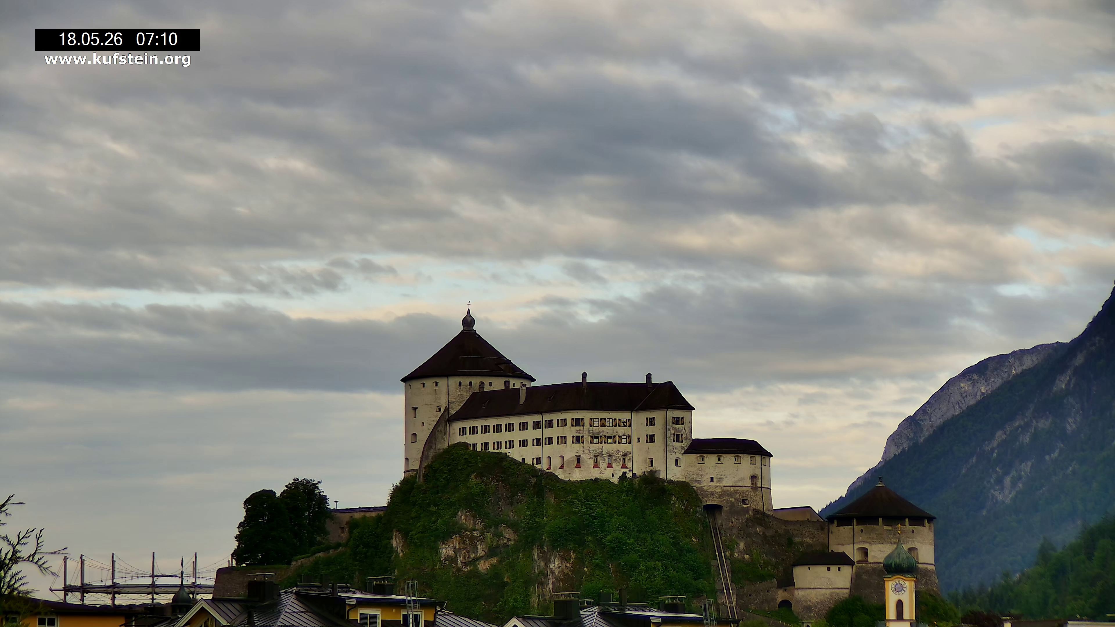 Archiv Foto Webcam Festung Kufstein