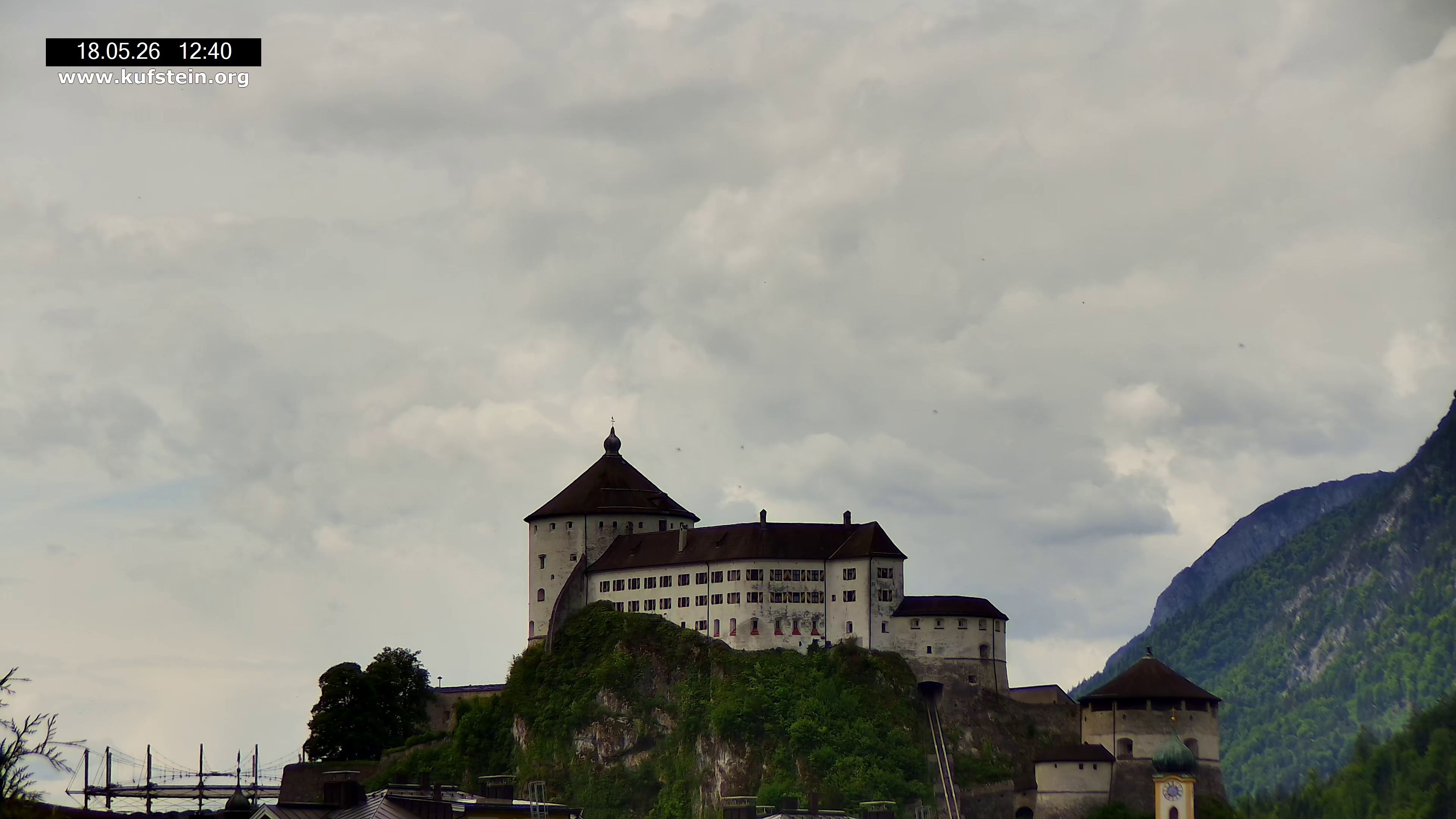 Archiv Foto Webcam Festung Kufstein
