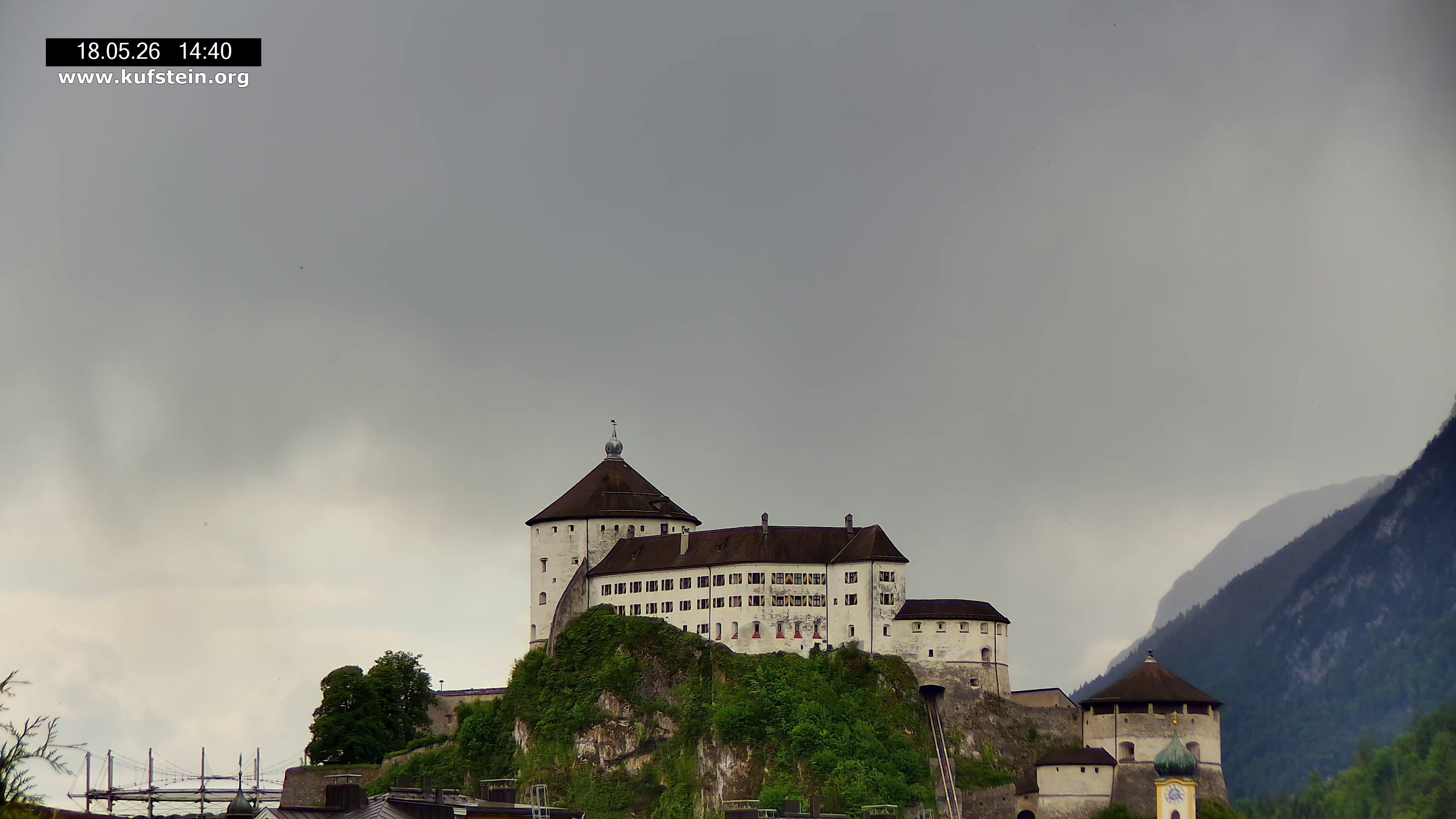 Archiv Foto Webcam Festung Kufstein