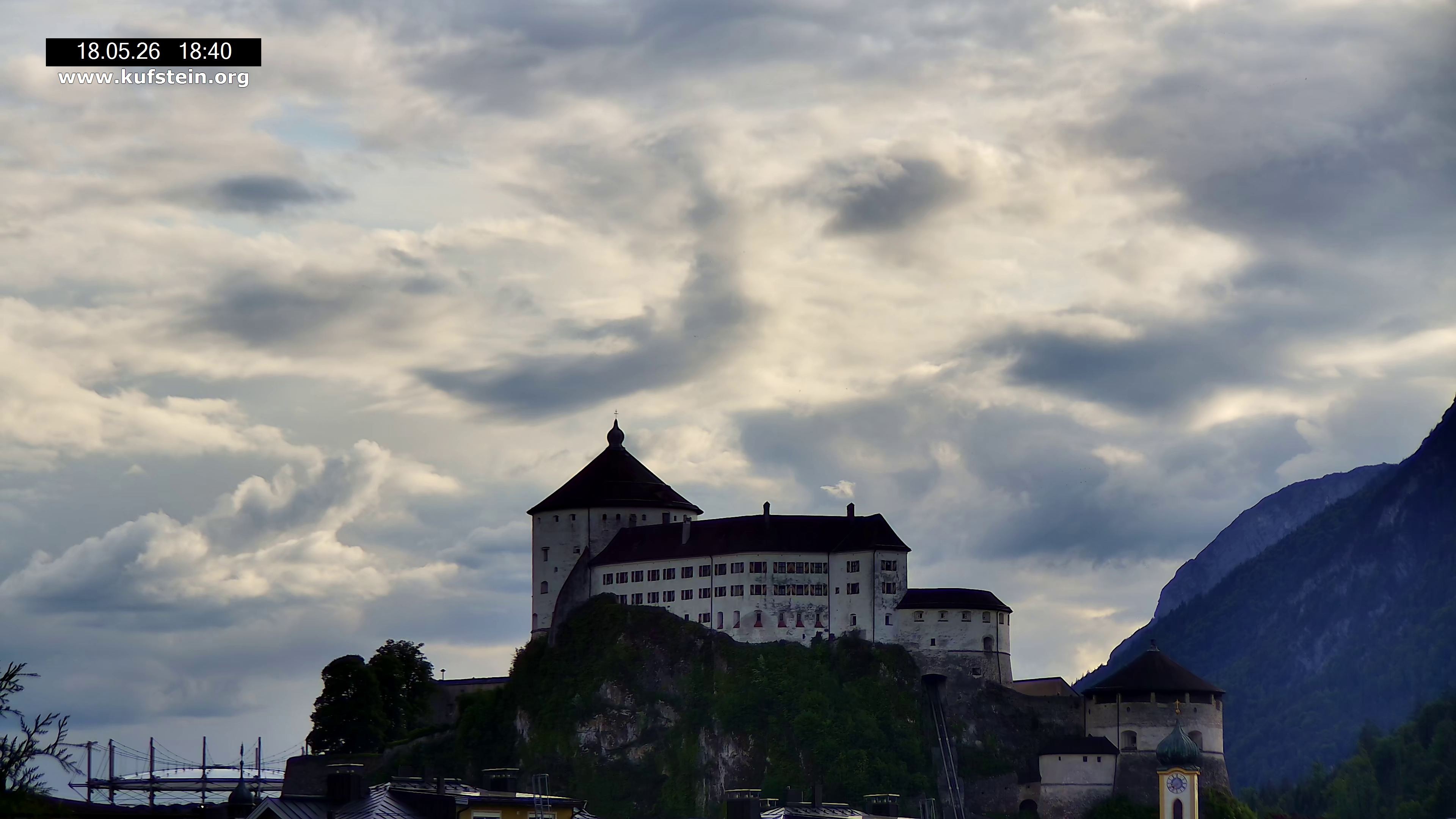 Archived image Webcam Kufstein Fortress