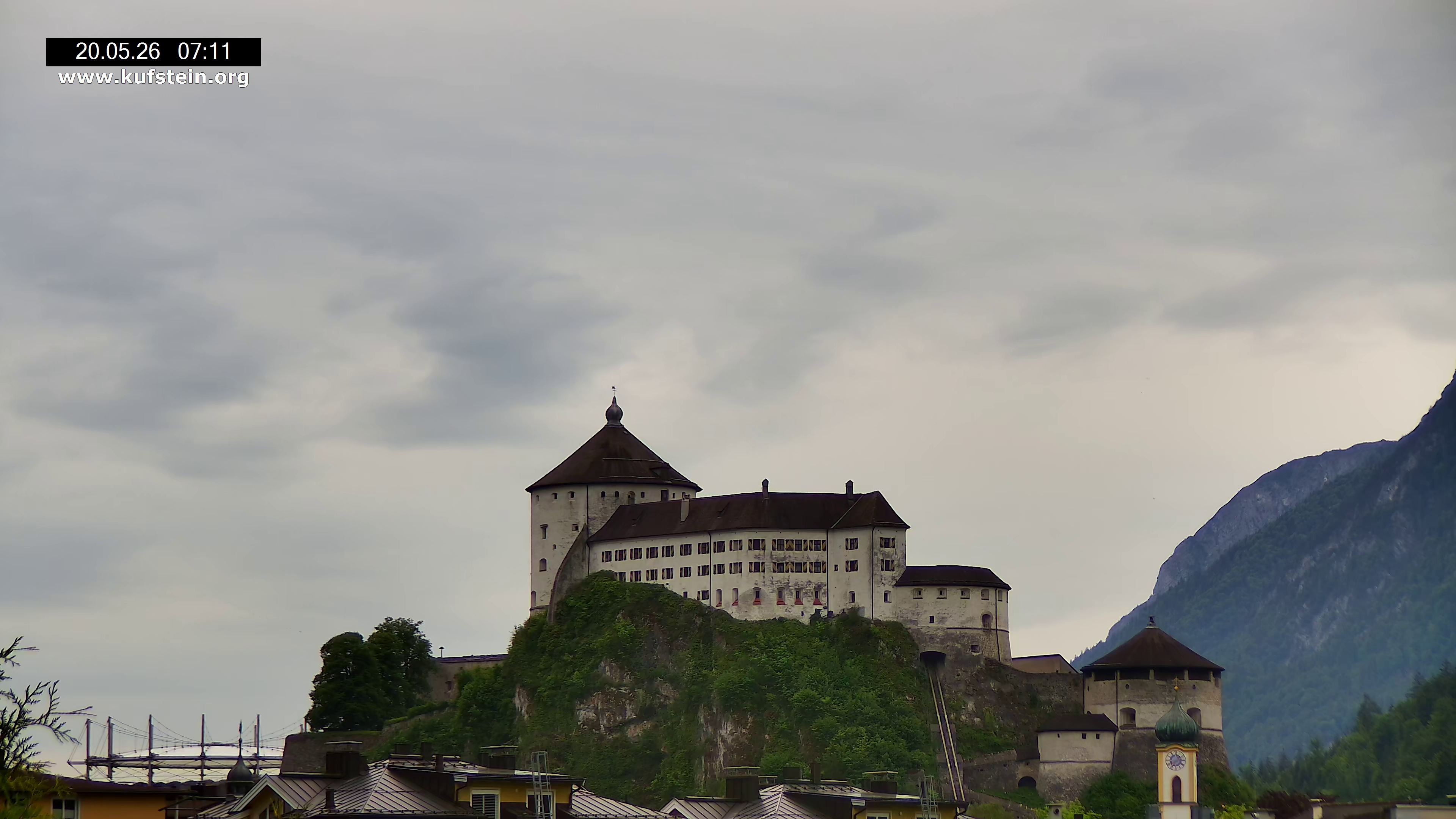 Archiv Foto Webcam Festung Kufstein