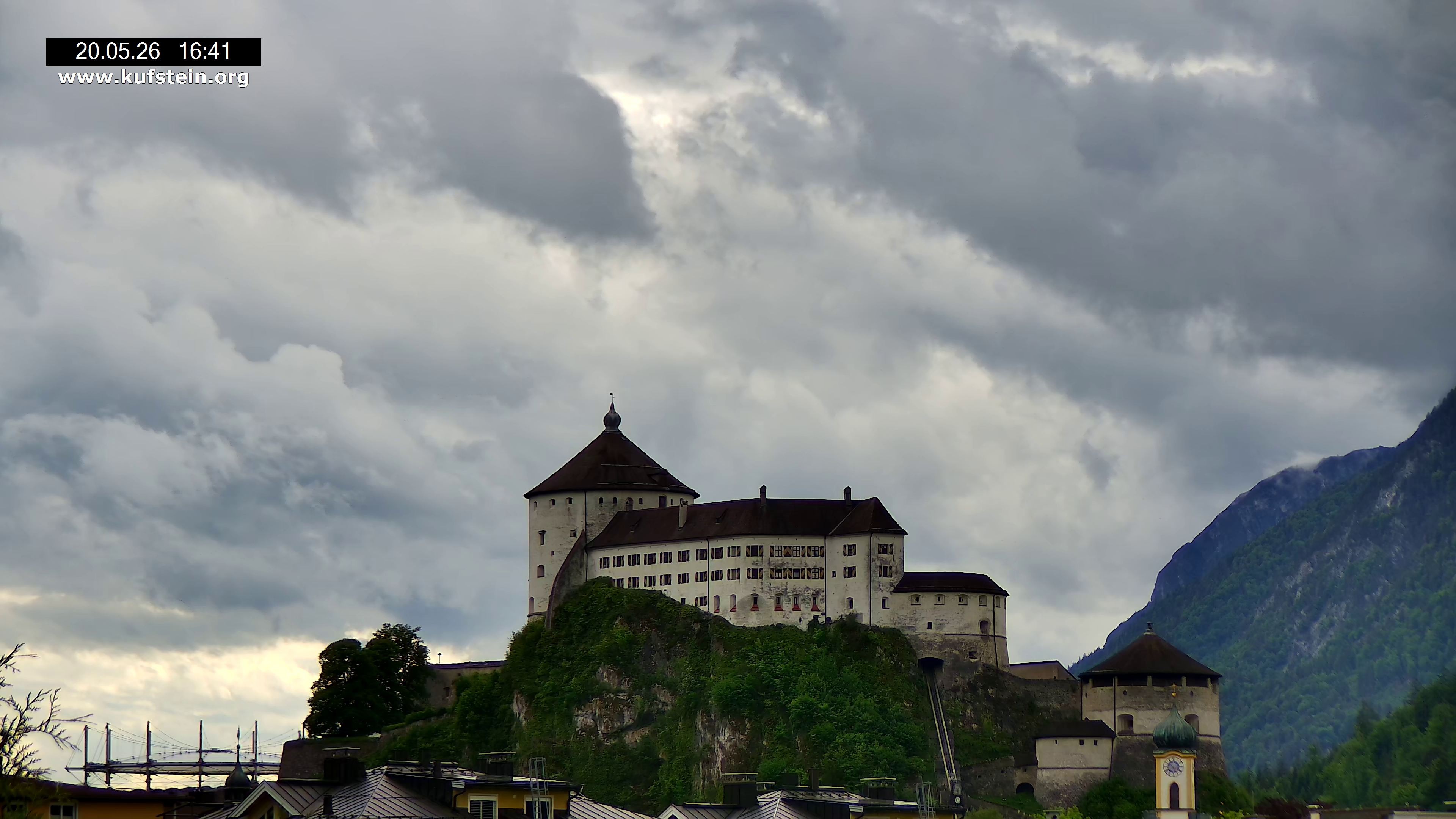 Archiv Foto Webcam Festung Kufstein