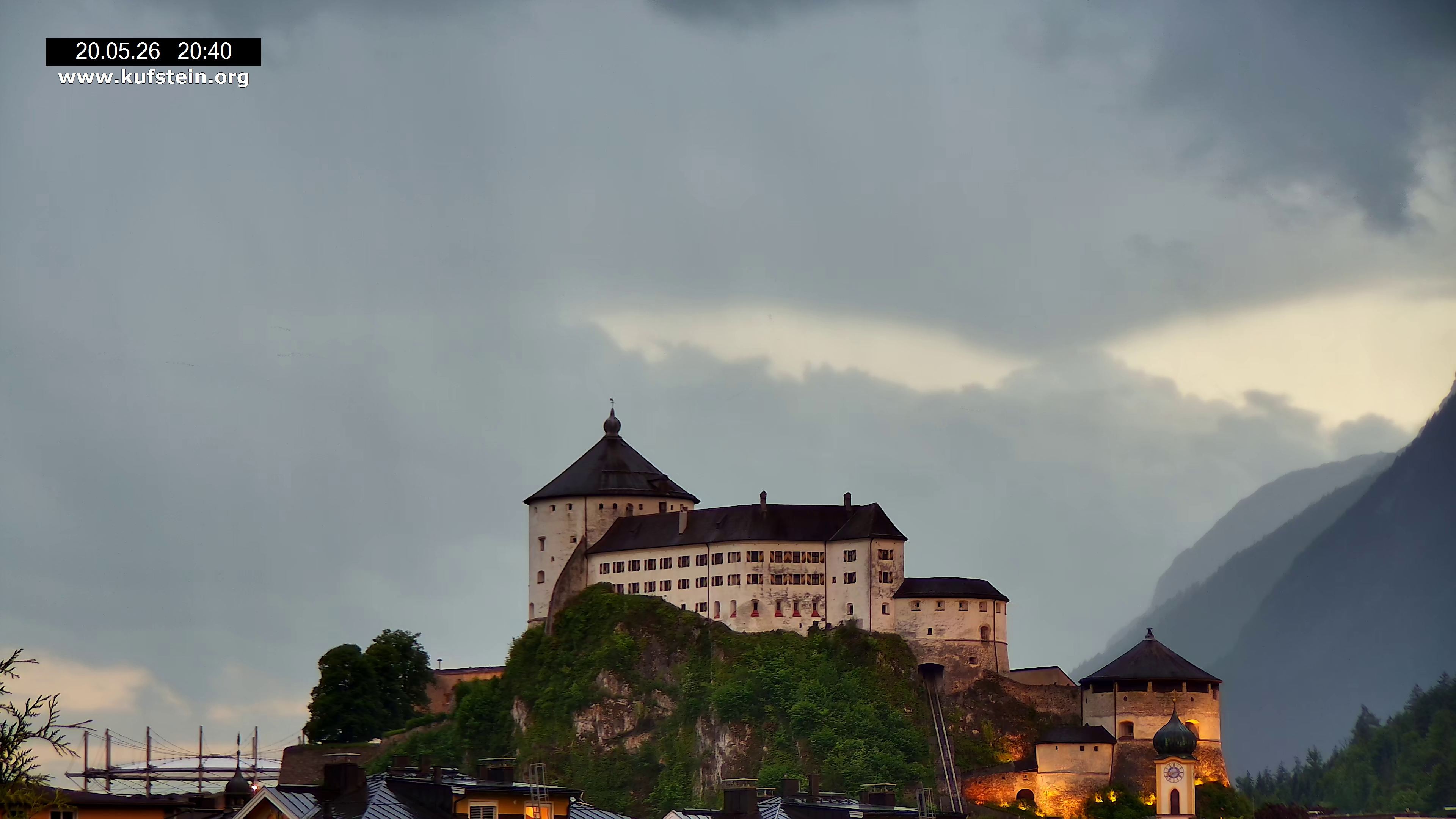 Archiv Foto Webcam Festung Kufstein