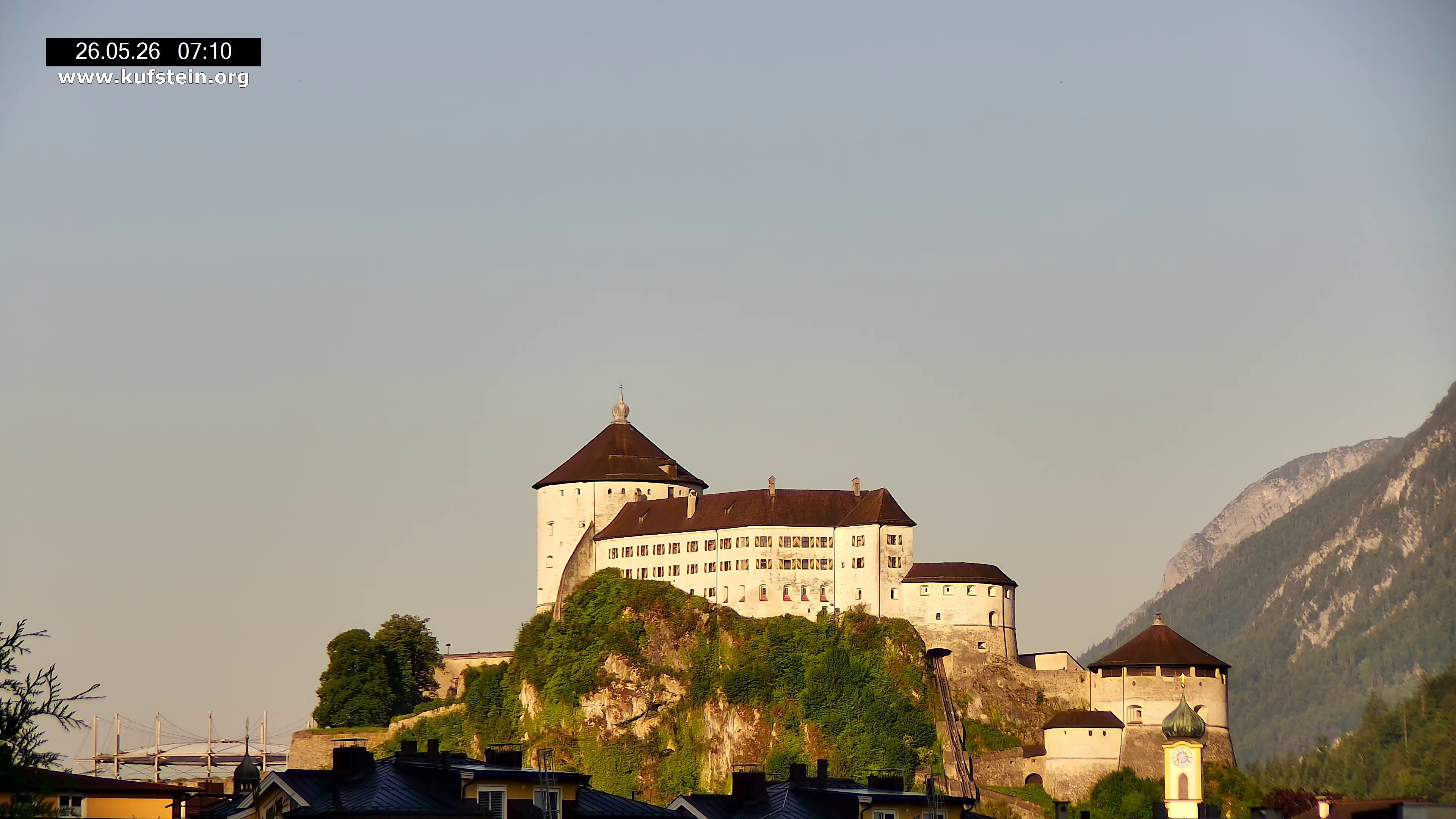 Archived image Webcam Kufstein Fortress