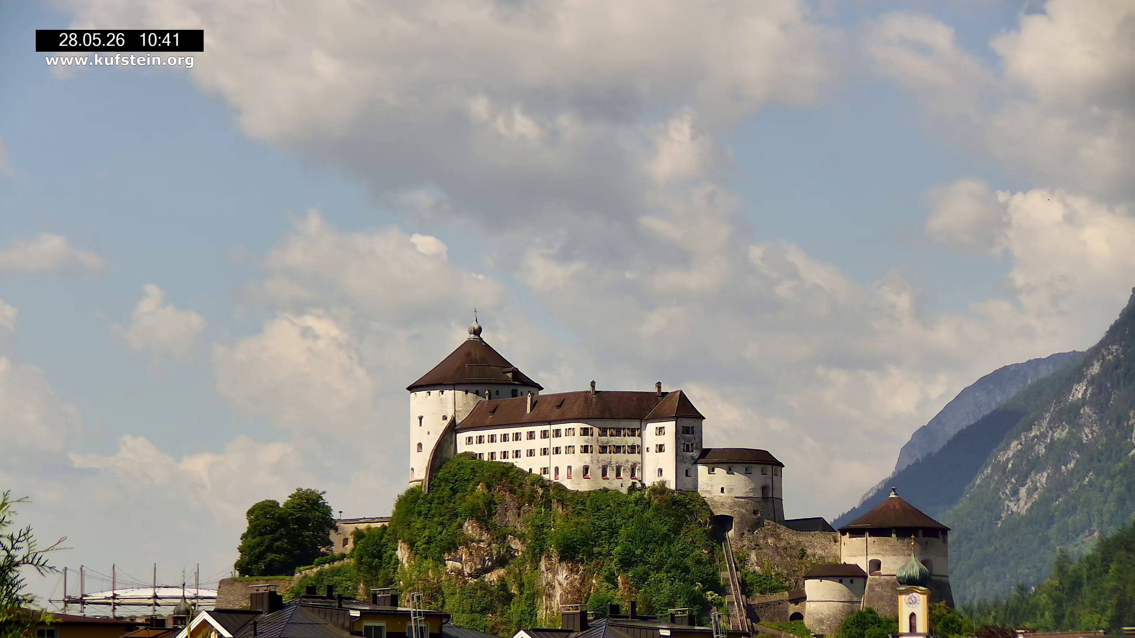 Archived image Webcam Kufstein Fortress