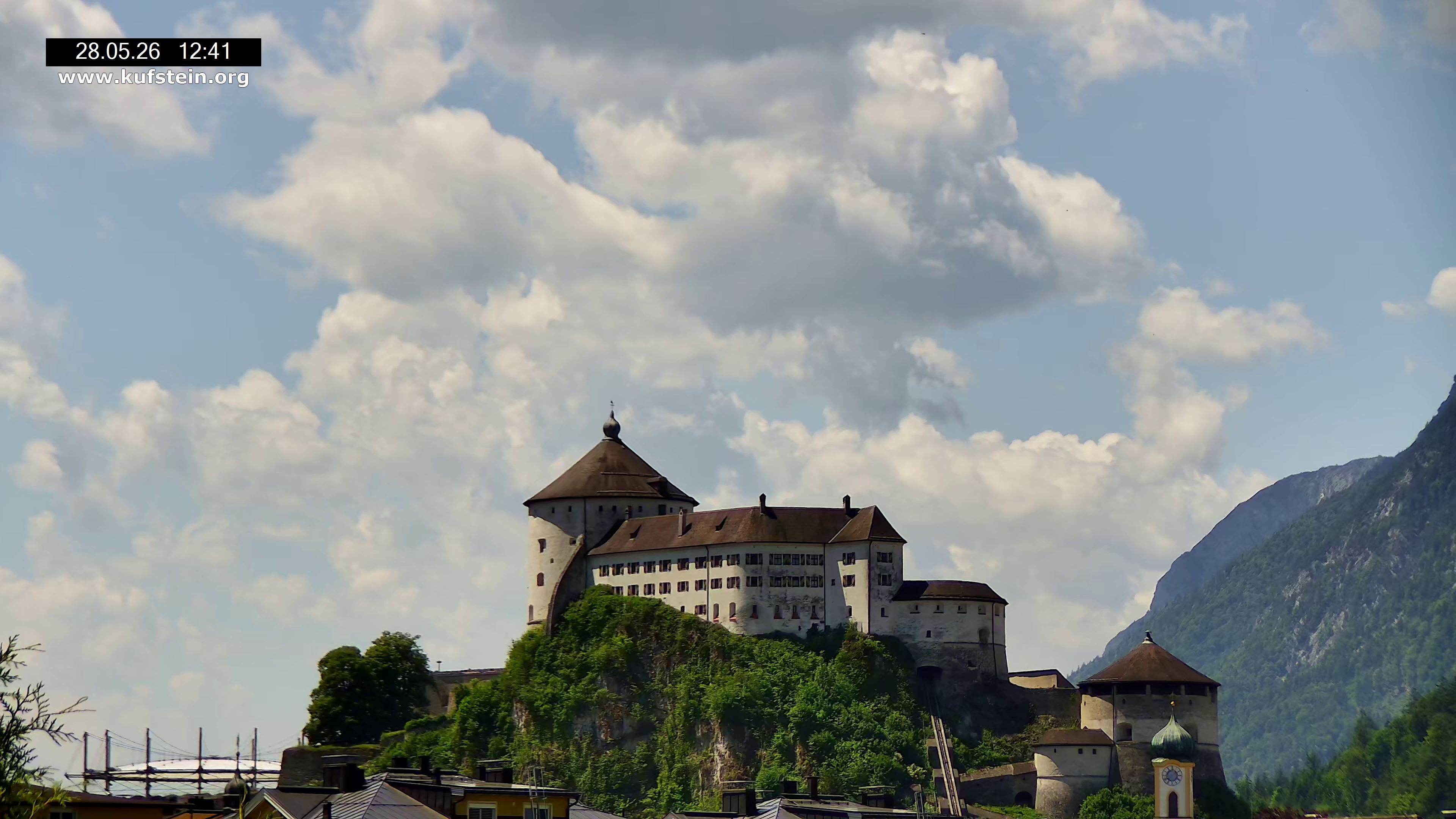 Archived image Webcam Kufstein Fortress