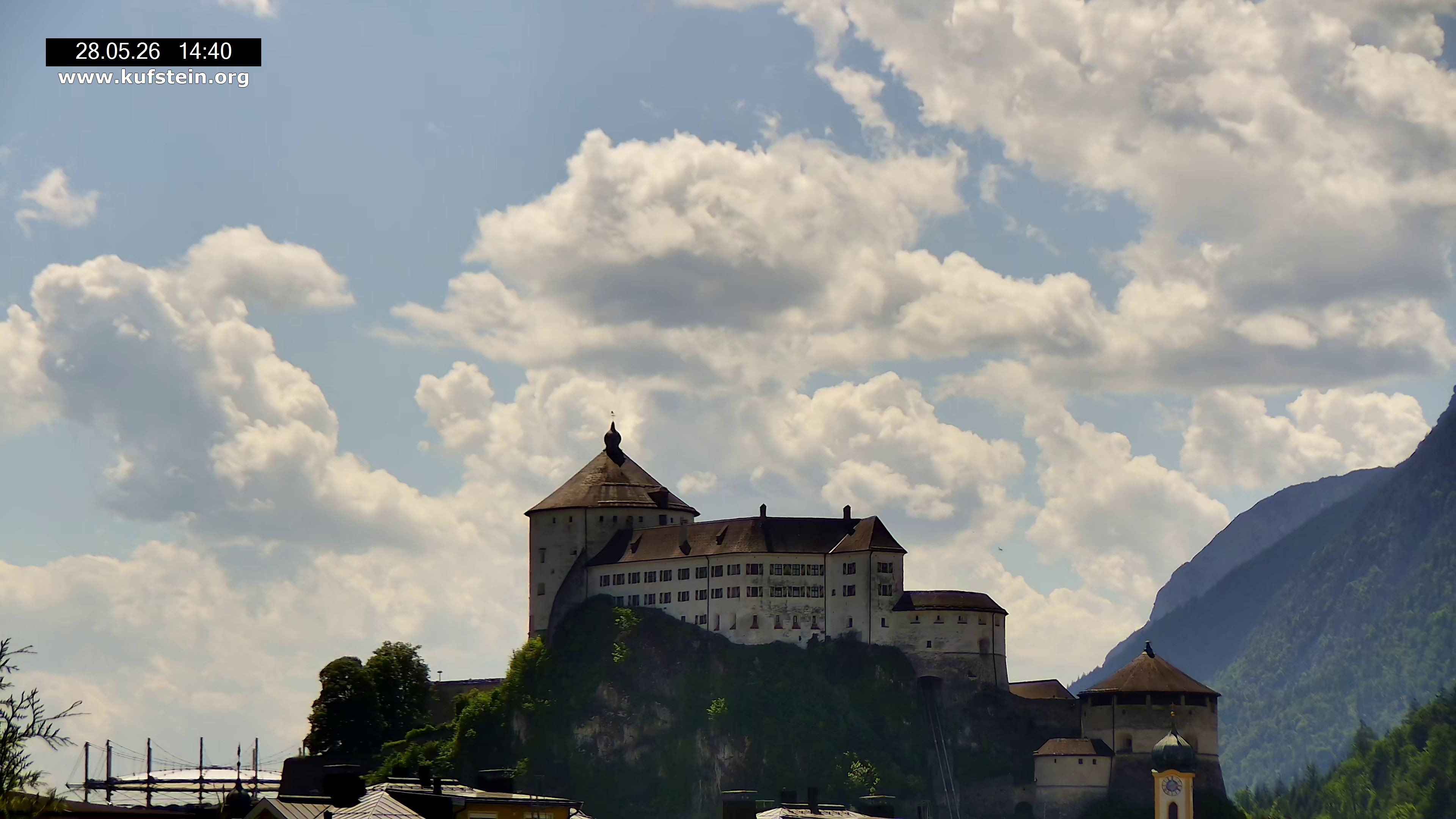 Archived image Webcam Kufstein Fortress
