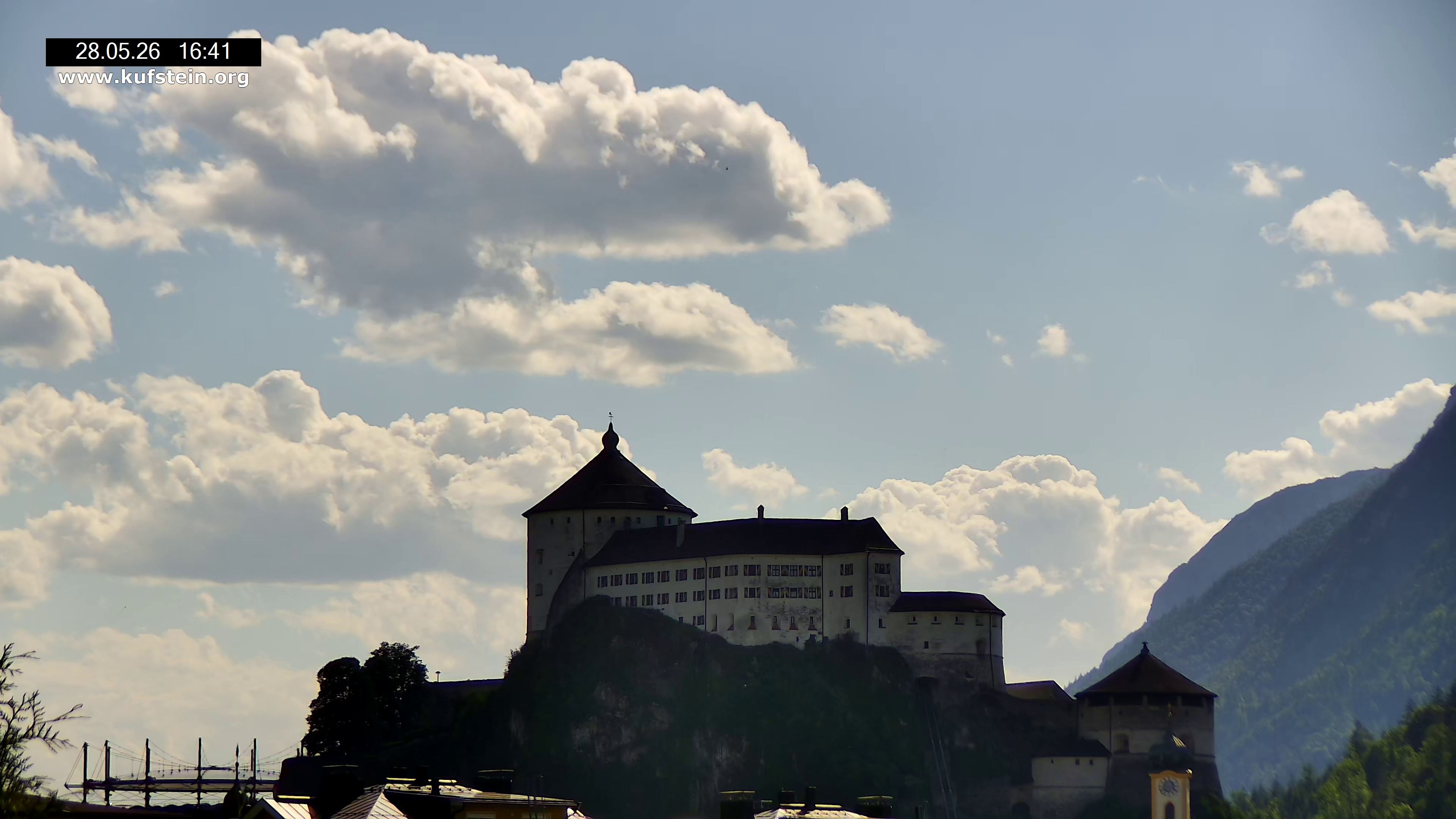 Archived image Webcam Kufstein Fortress