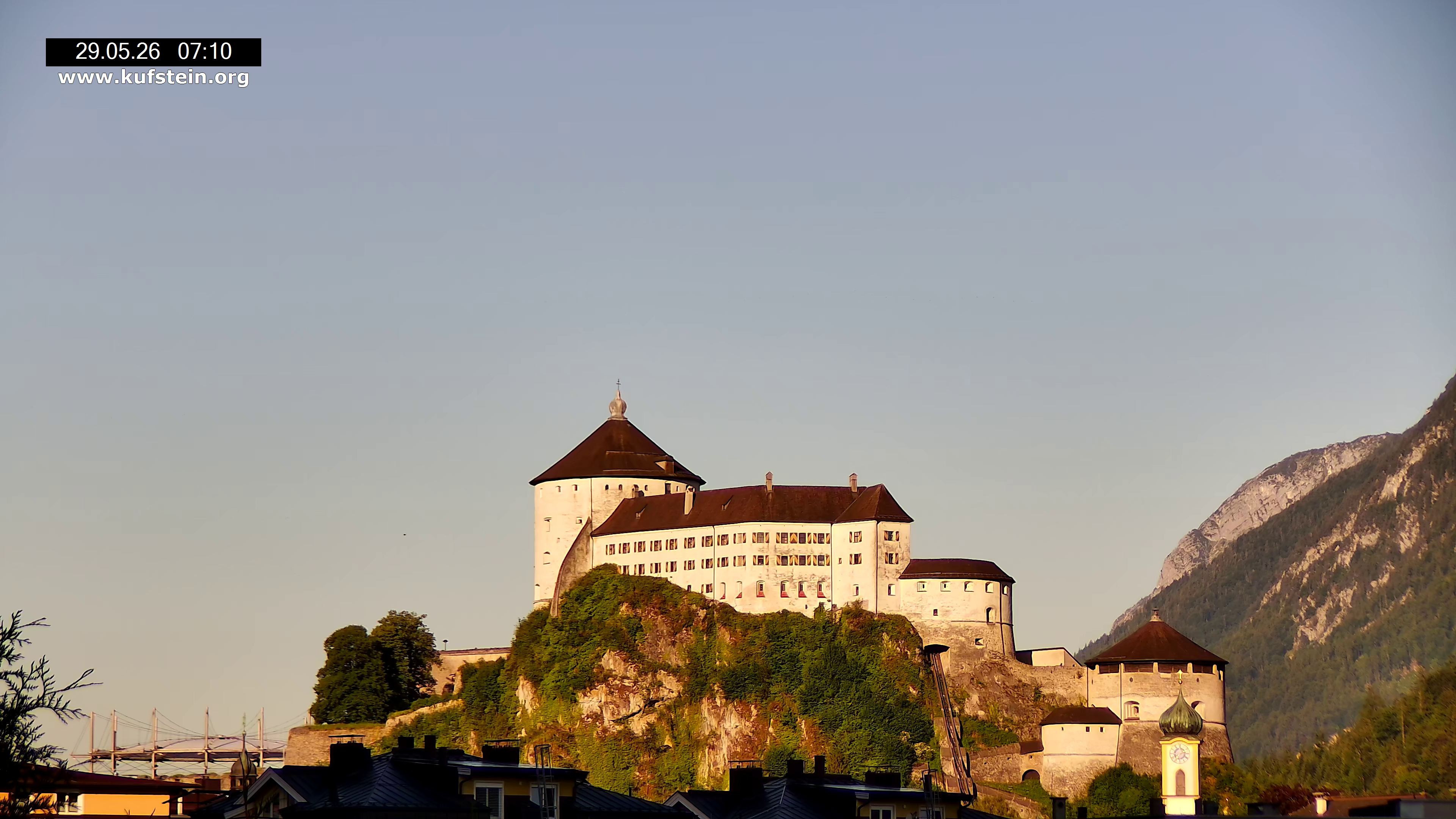 Archiv Foto Webcam Festung Kufstein