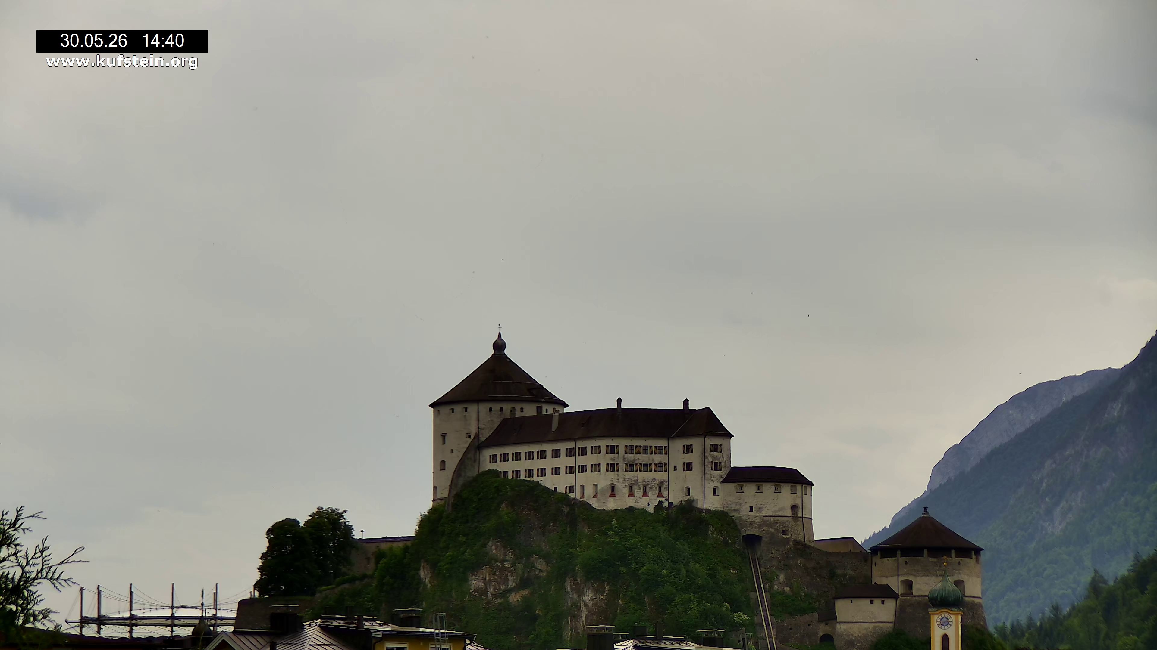 Archived image Webcam Kufstein Fortress