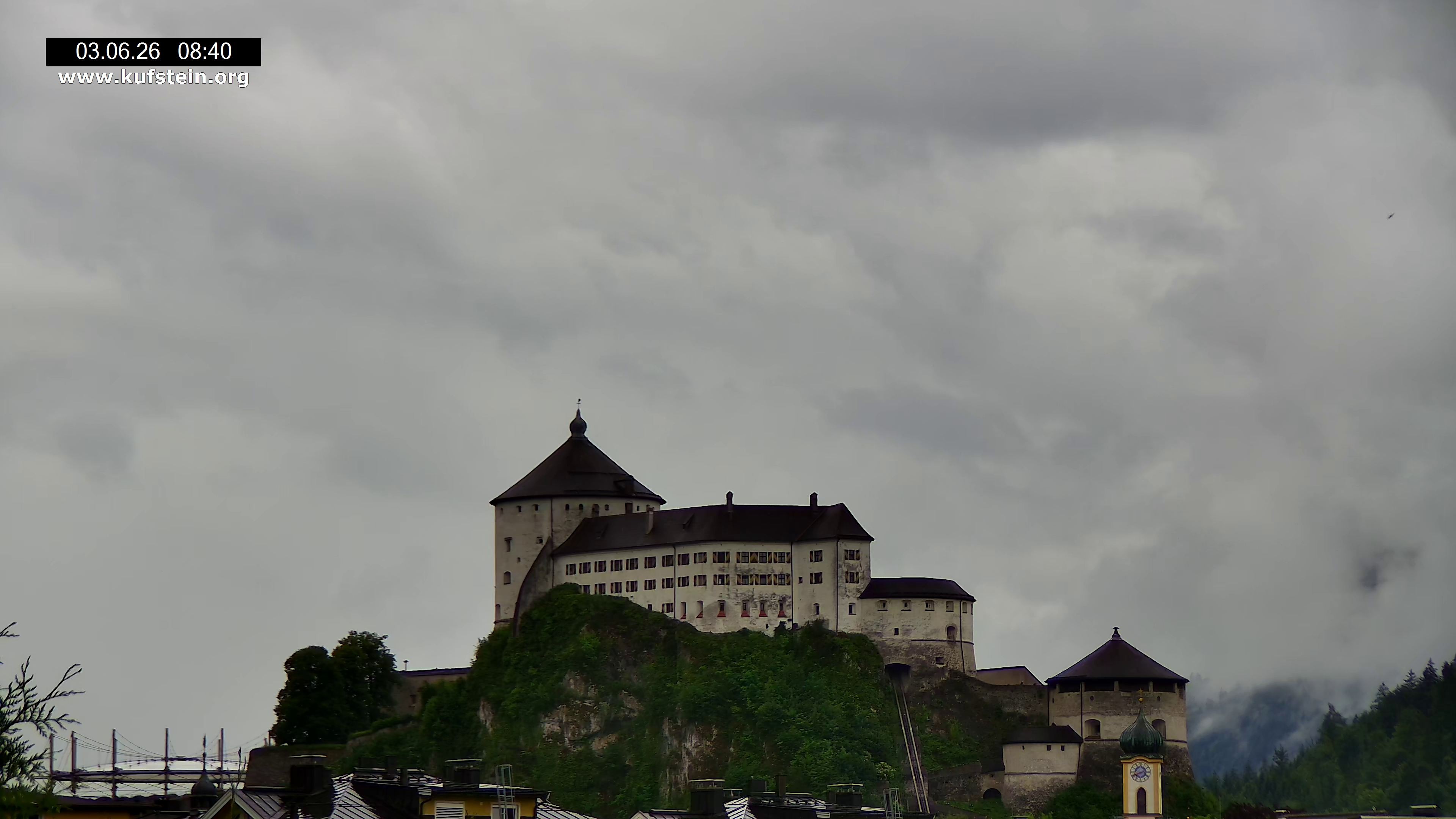 Archiv Foto Webcam Festung Kufstein