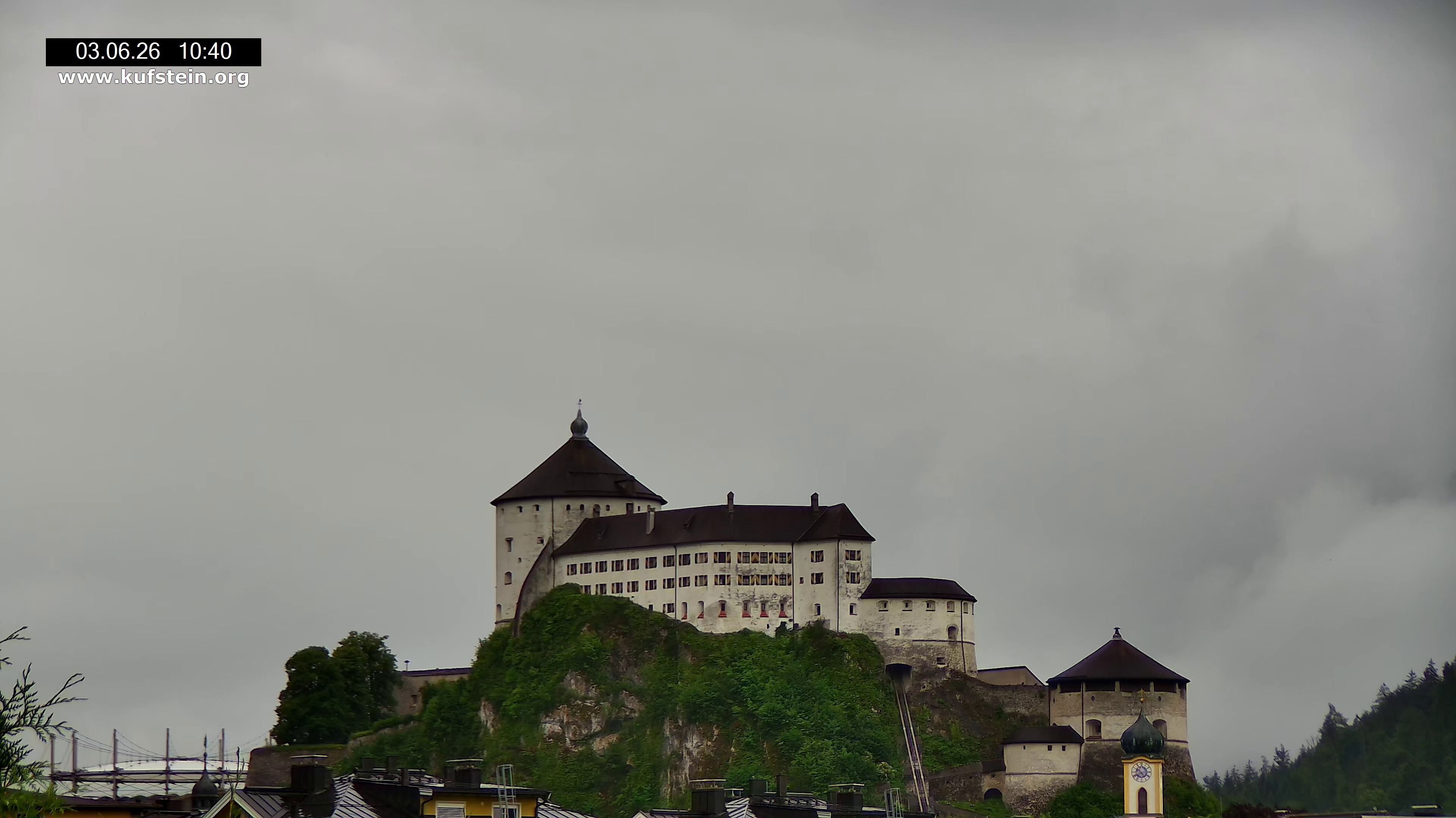 Archiv Foto Webcam Festung Kufstein