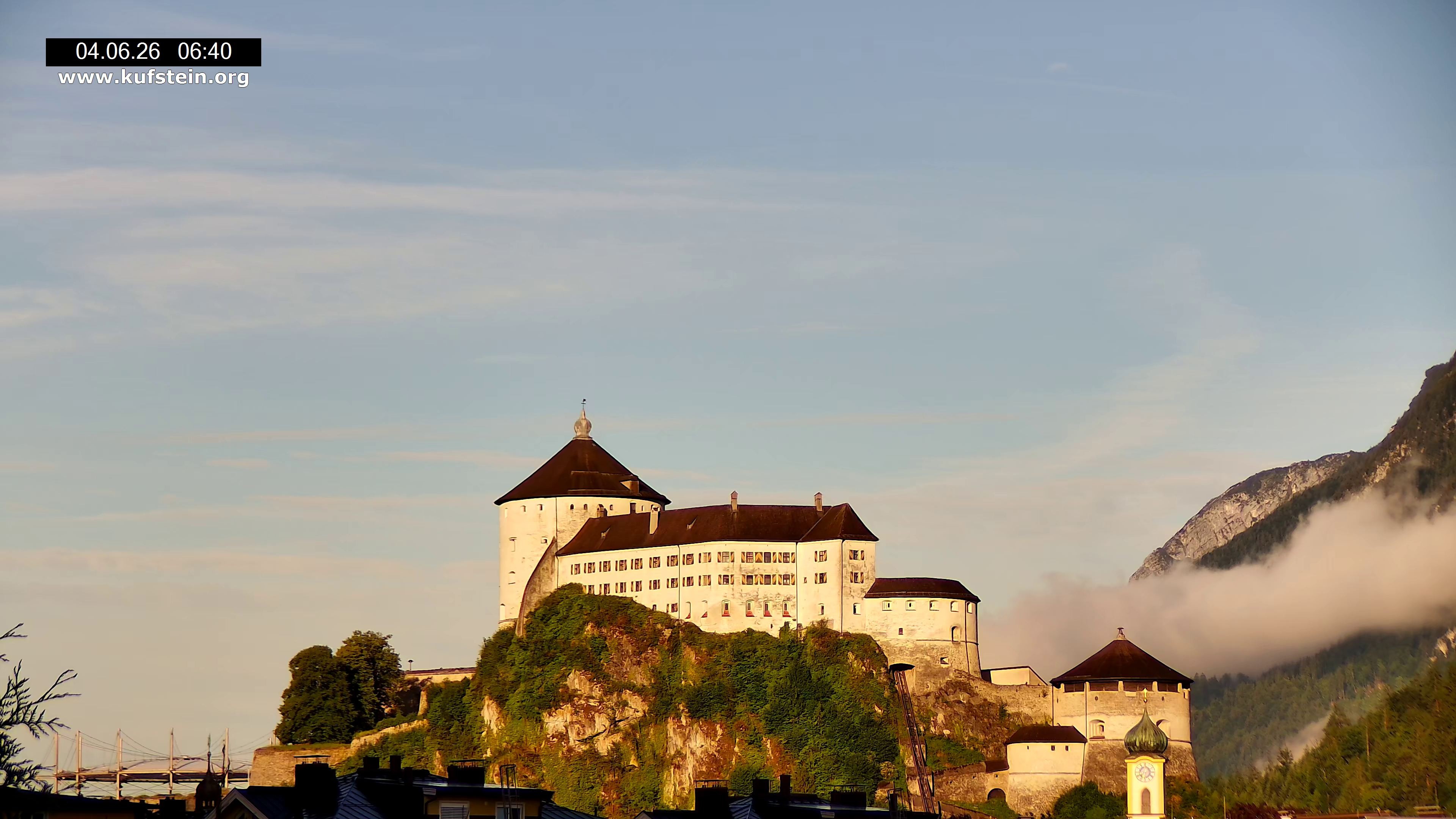 Archiv Foto Webcam Festung Kufstein