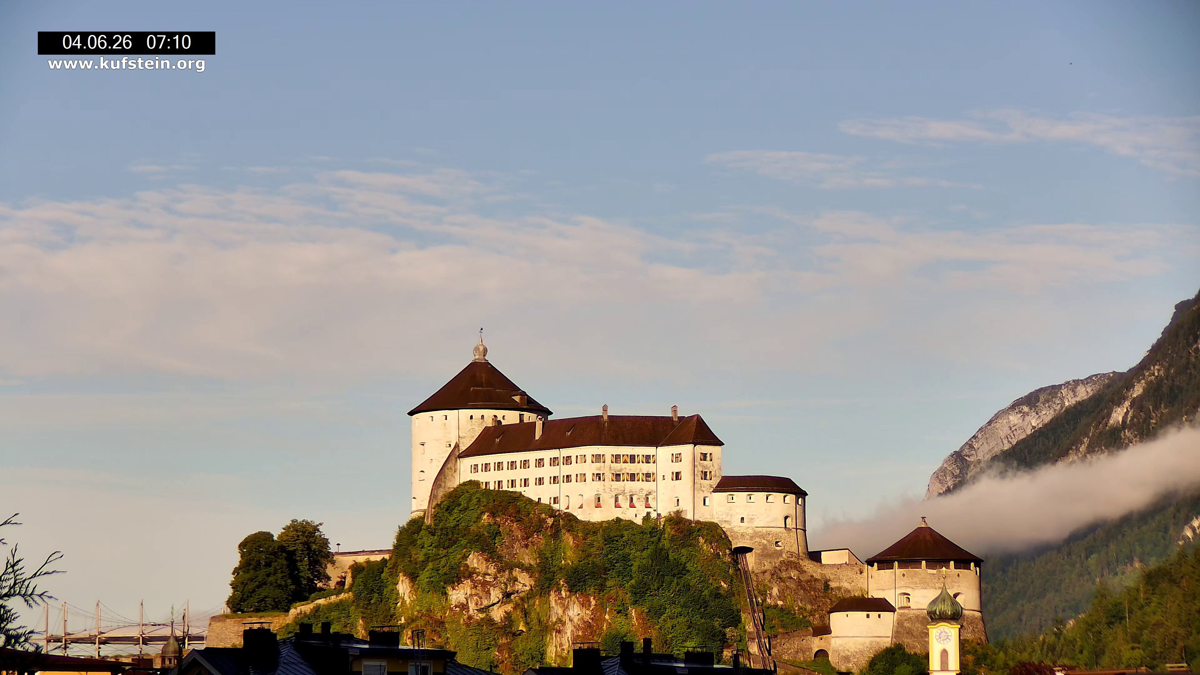 Archiv Foto Webcam Festung Kufstein