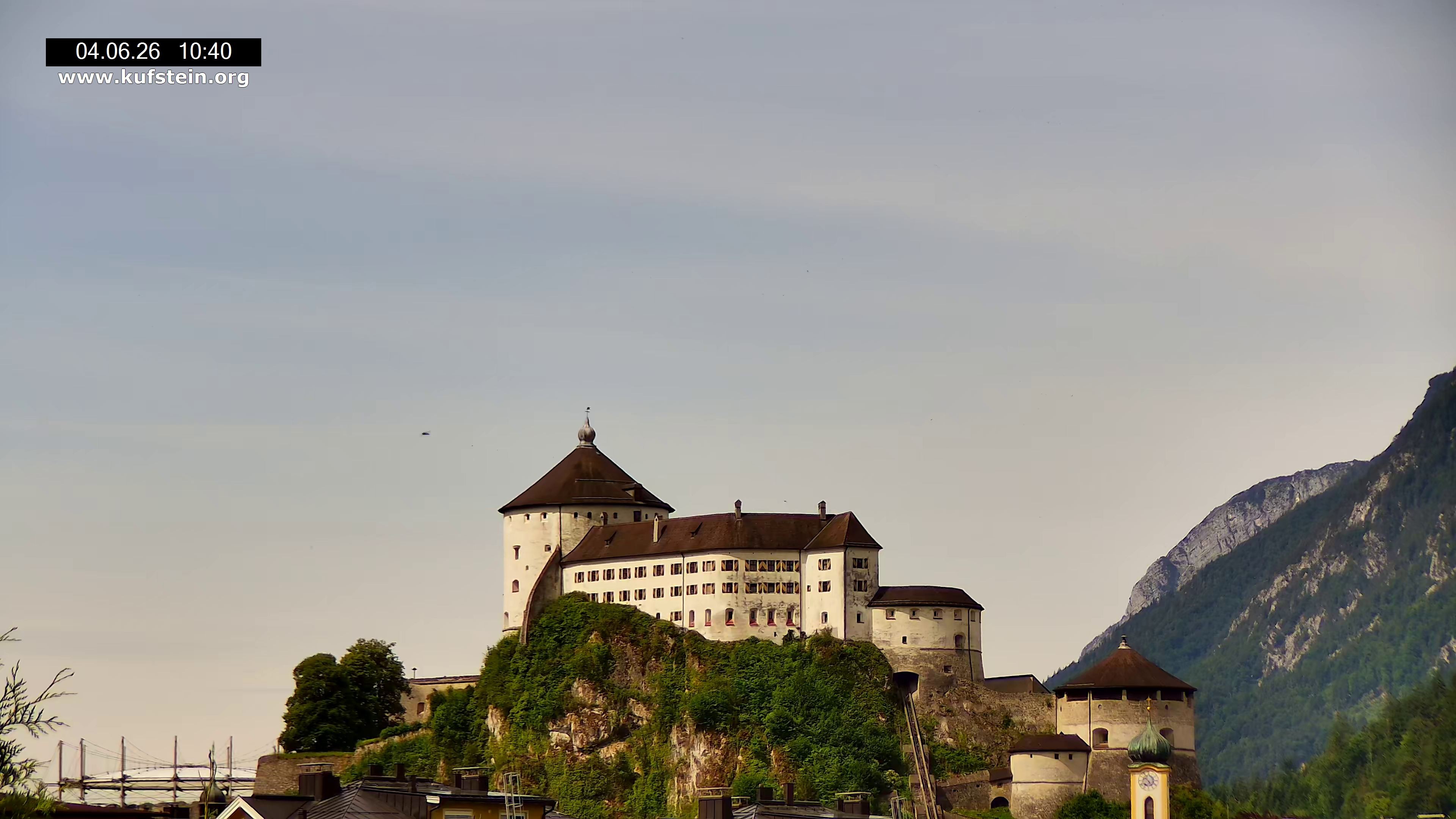 Archiv Foto Webcam Festung Kufstein