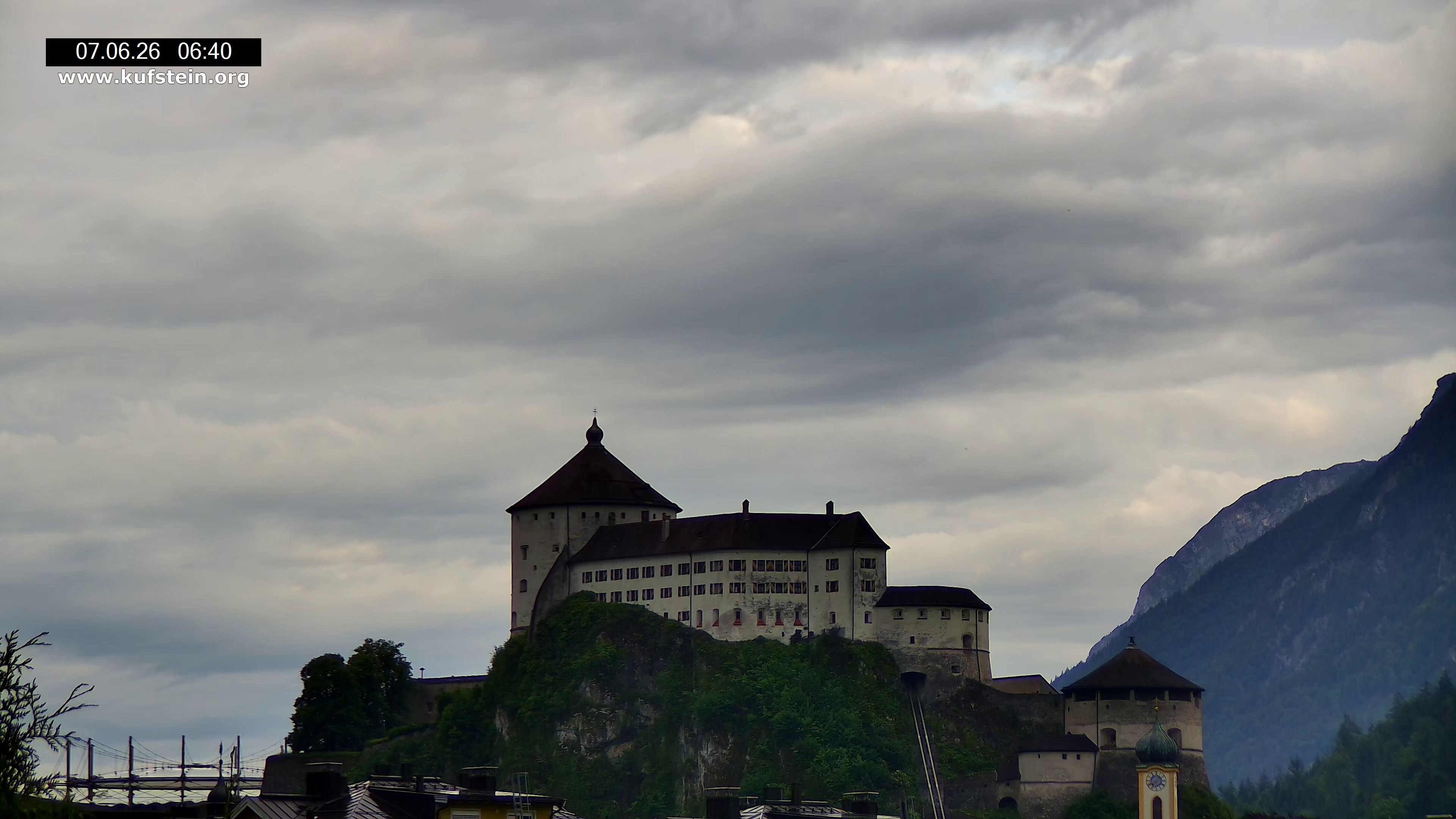 Archiv Foto Webcam Festung Kufstein