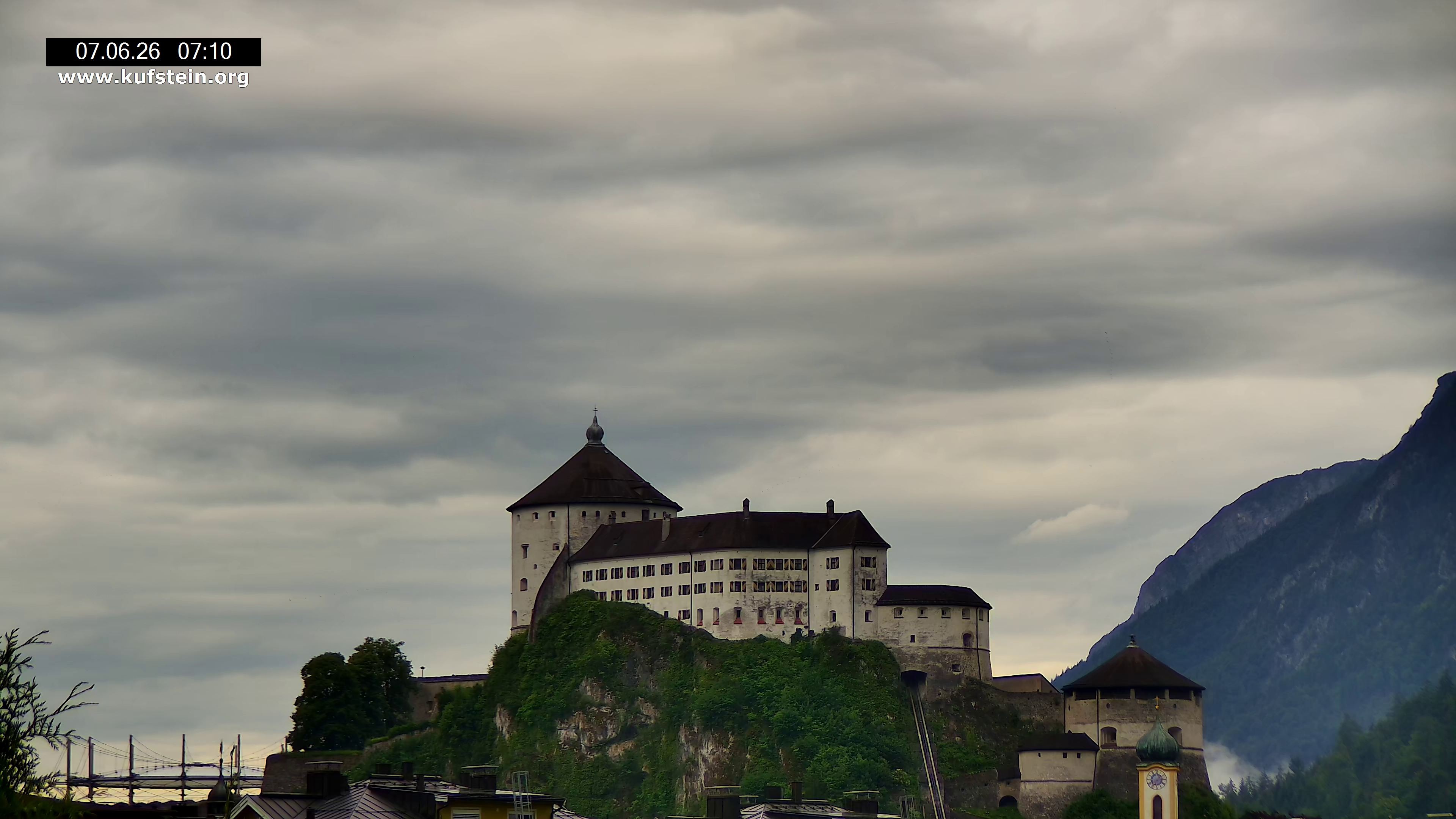 Archiv Foto Webcam Festung Kufstein