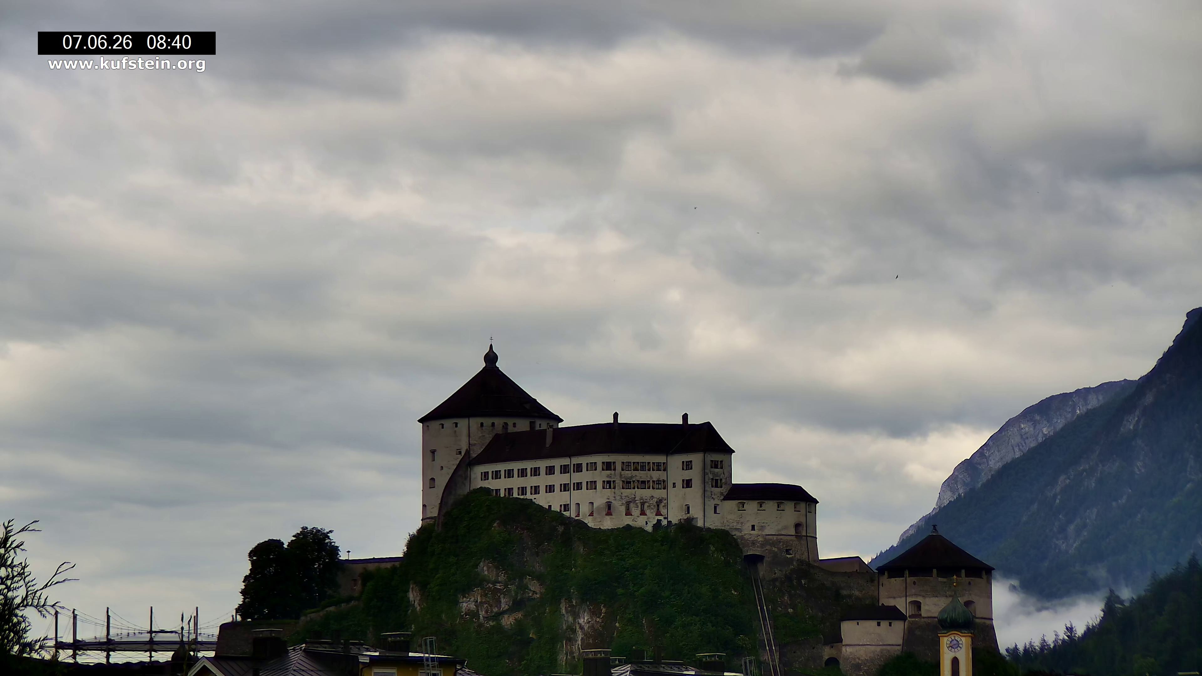 Archiv Foto Webcam Festung Kufstein