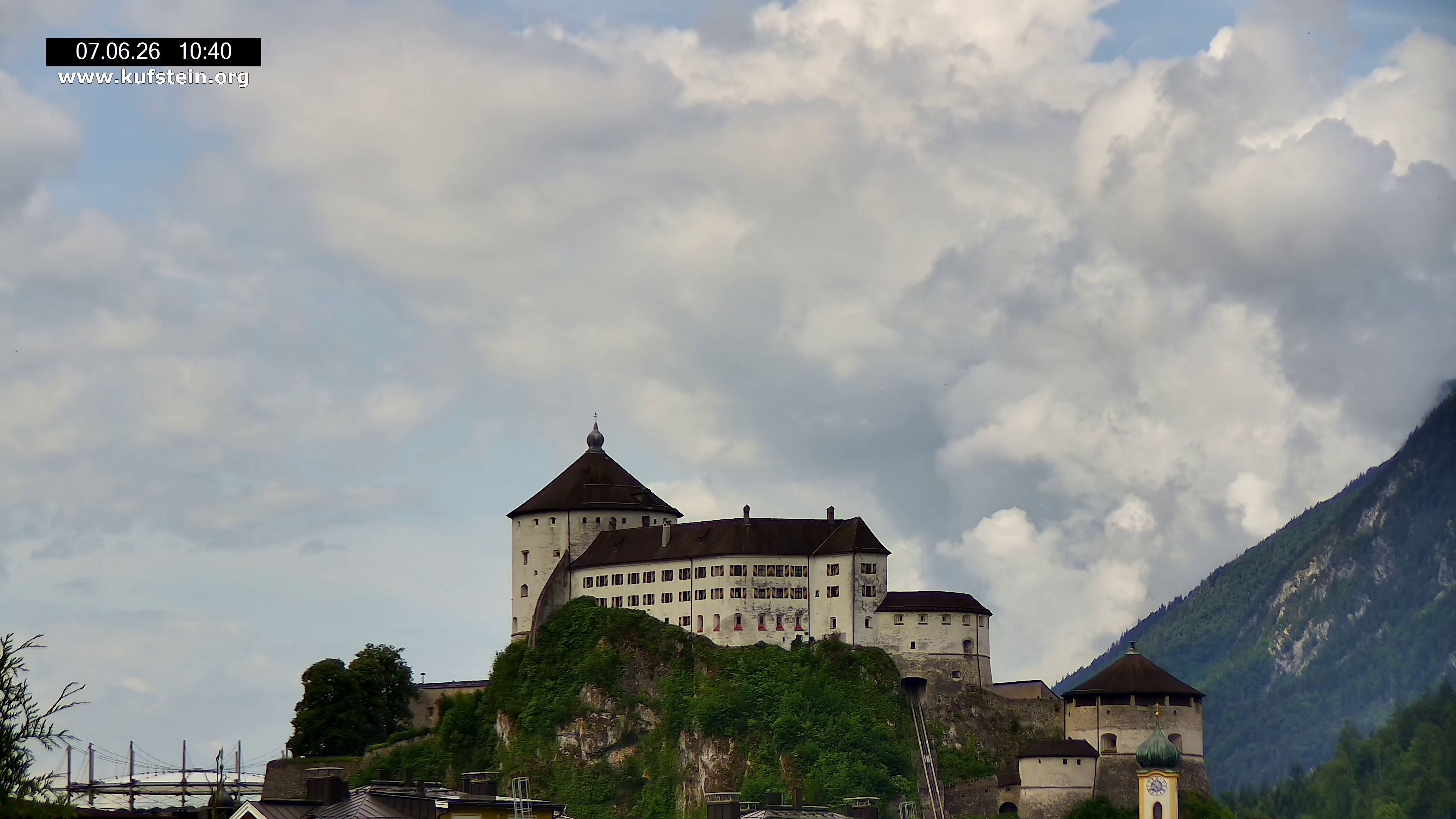 Archiv Foto Webcam Festung Kufstein
