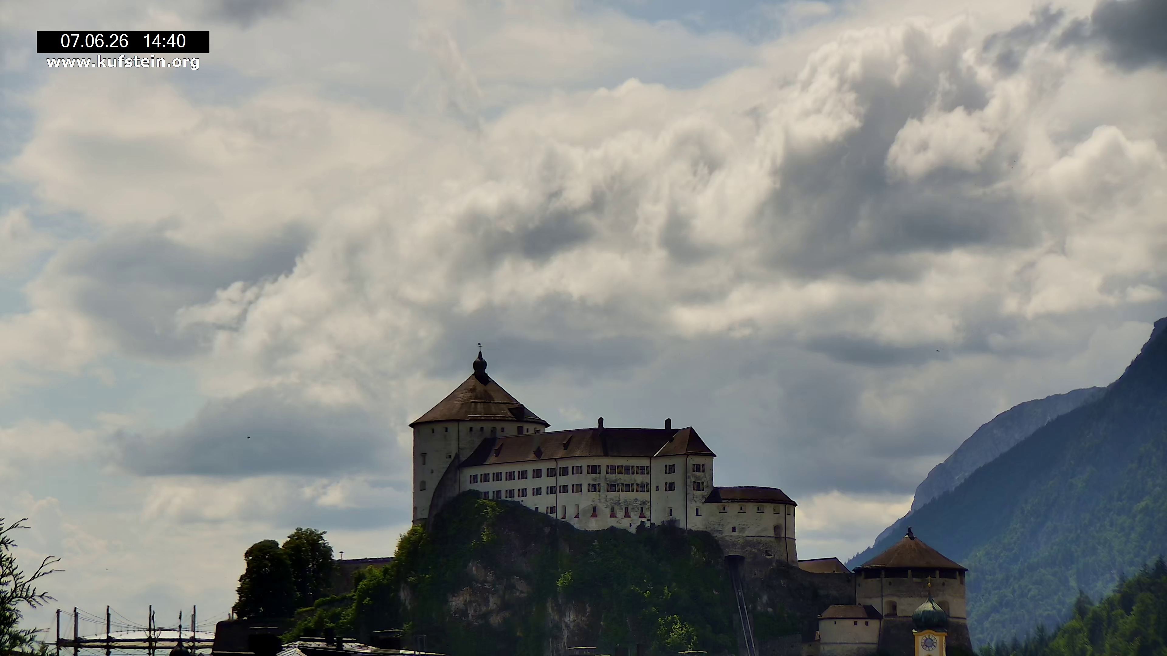 Archiv Foto Webcam Festung Kufstein