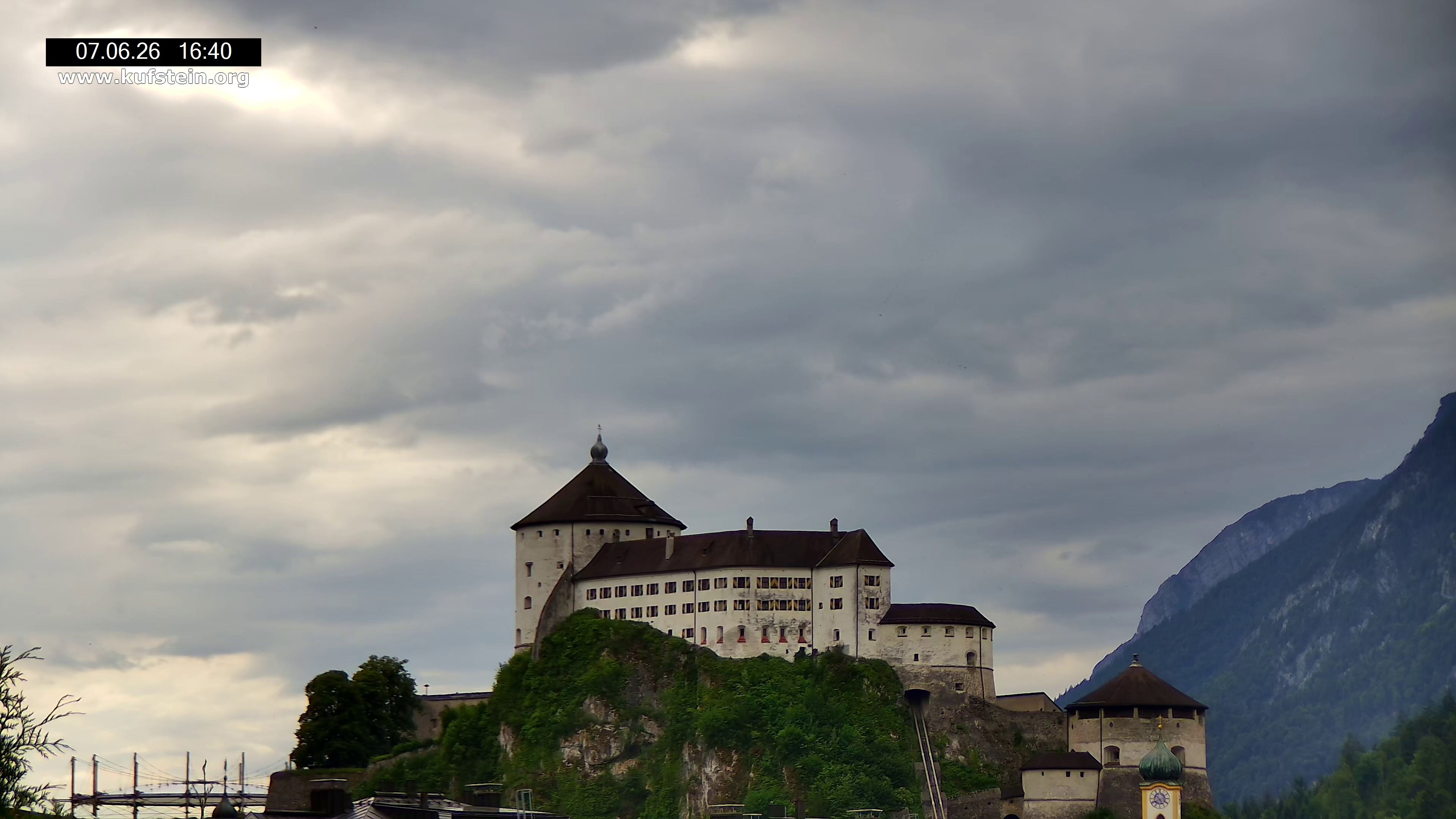 Archiv Foto Webcam Festung Kufstein