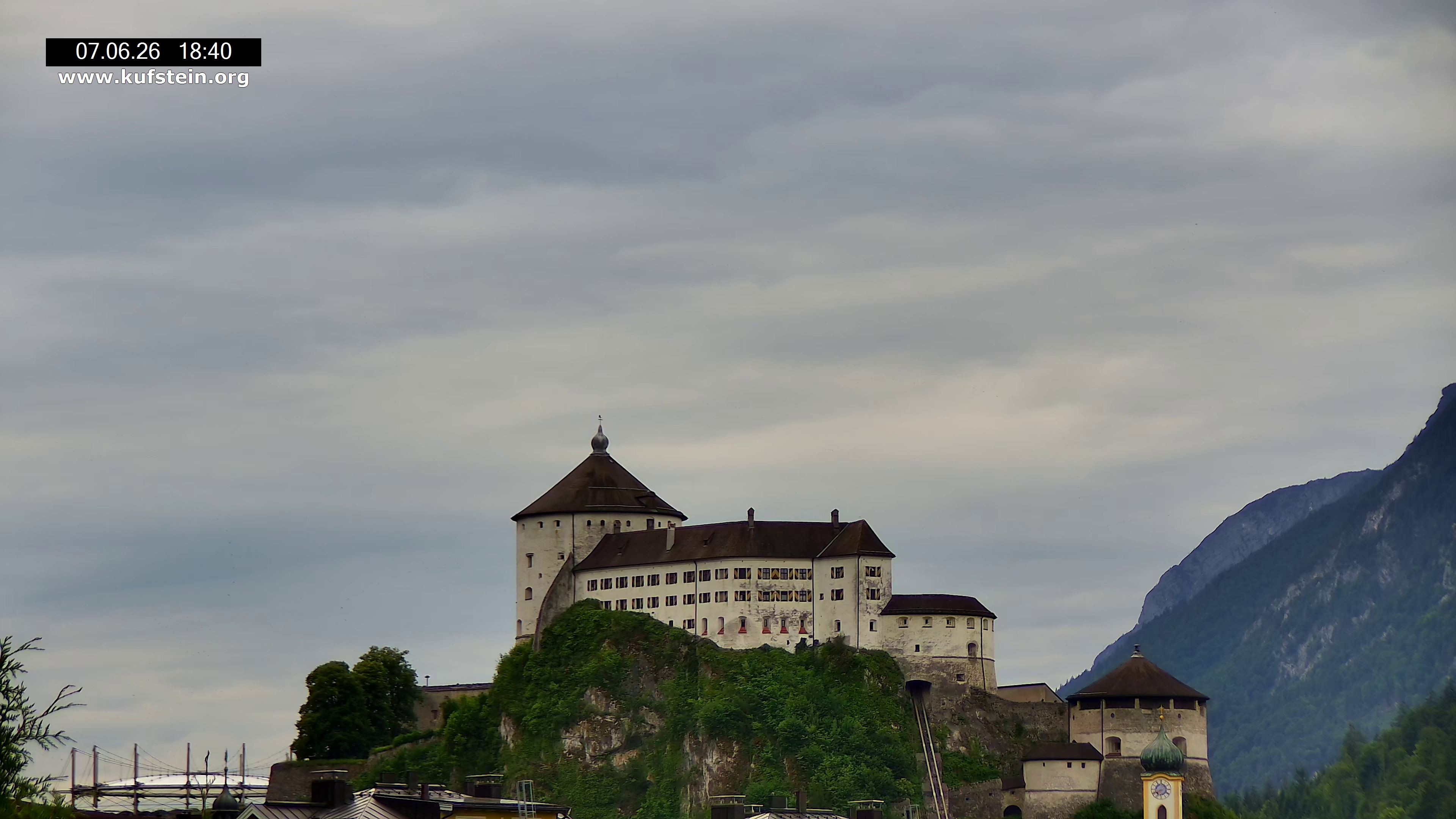 Archiv Foto Webcam Festung Kufstein