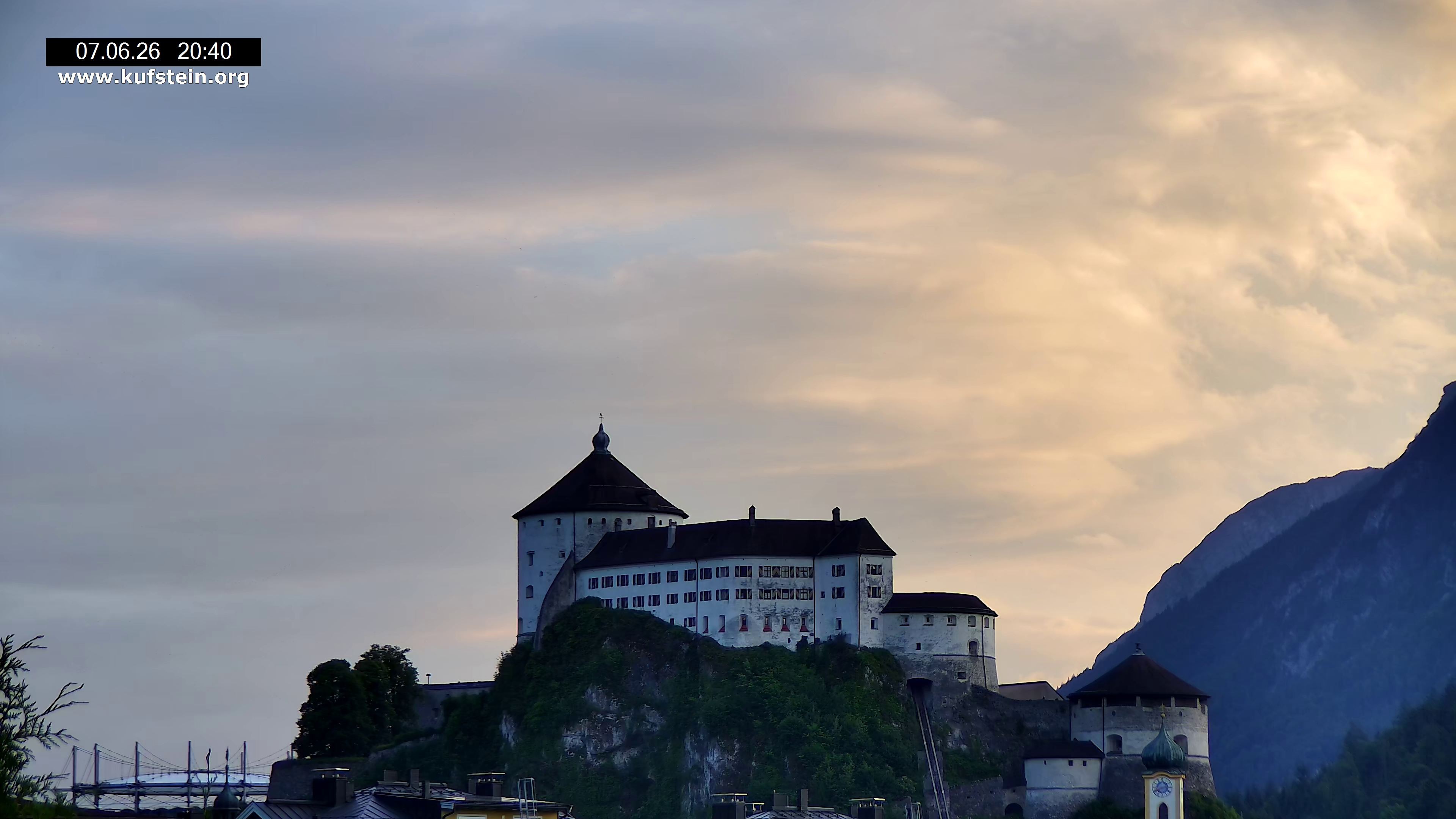 Archiv Foto Webcam Festung Kufstein