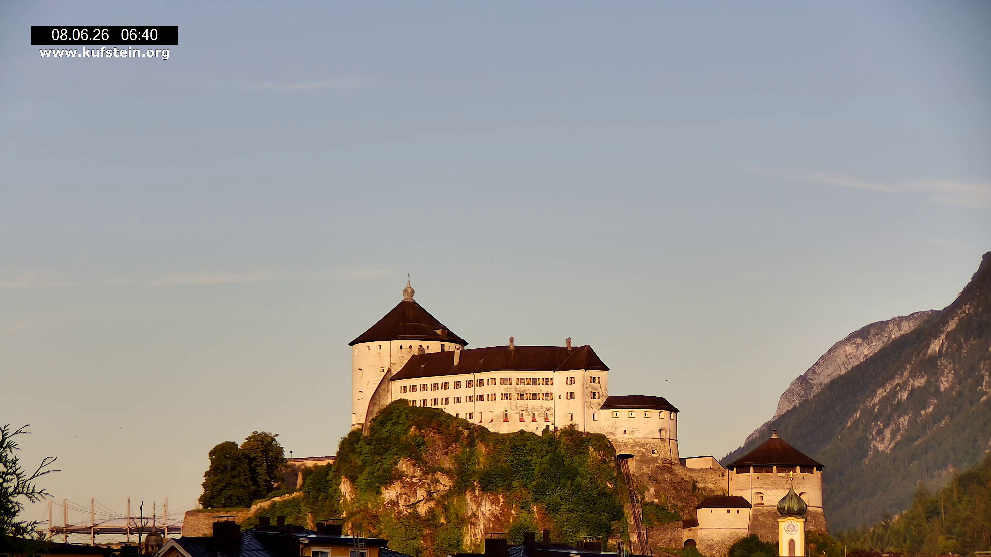 Archiv Foto Webcam Festung Kufstein