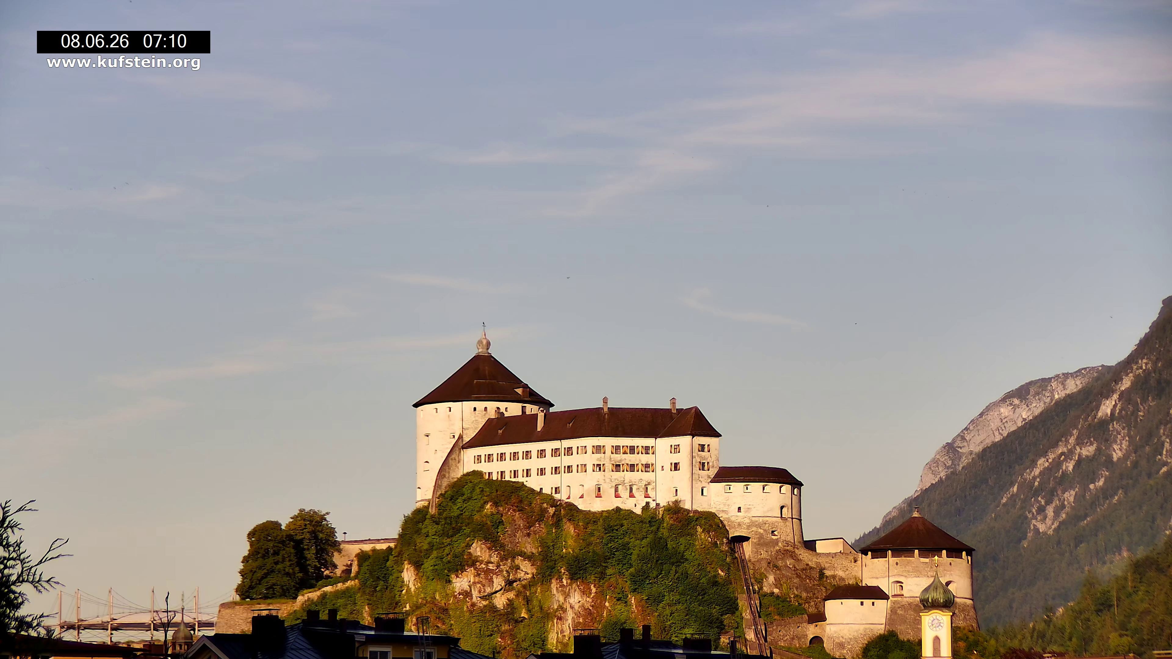 Archiv Foto Webcam Festung Kufstein