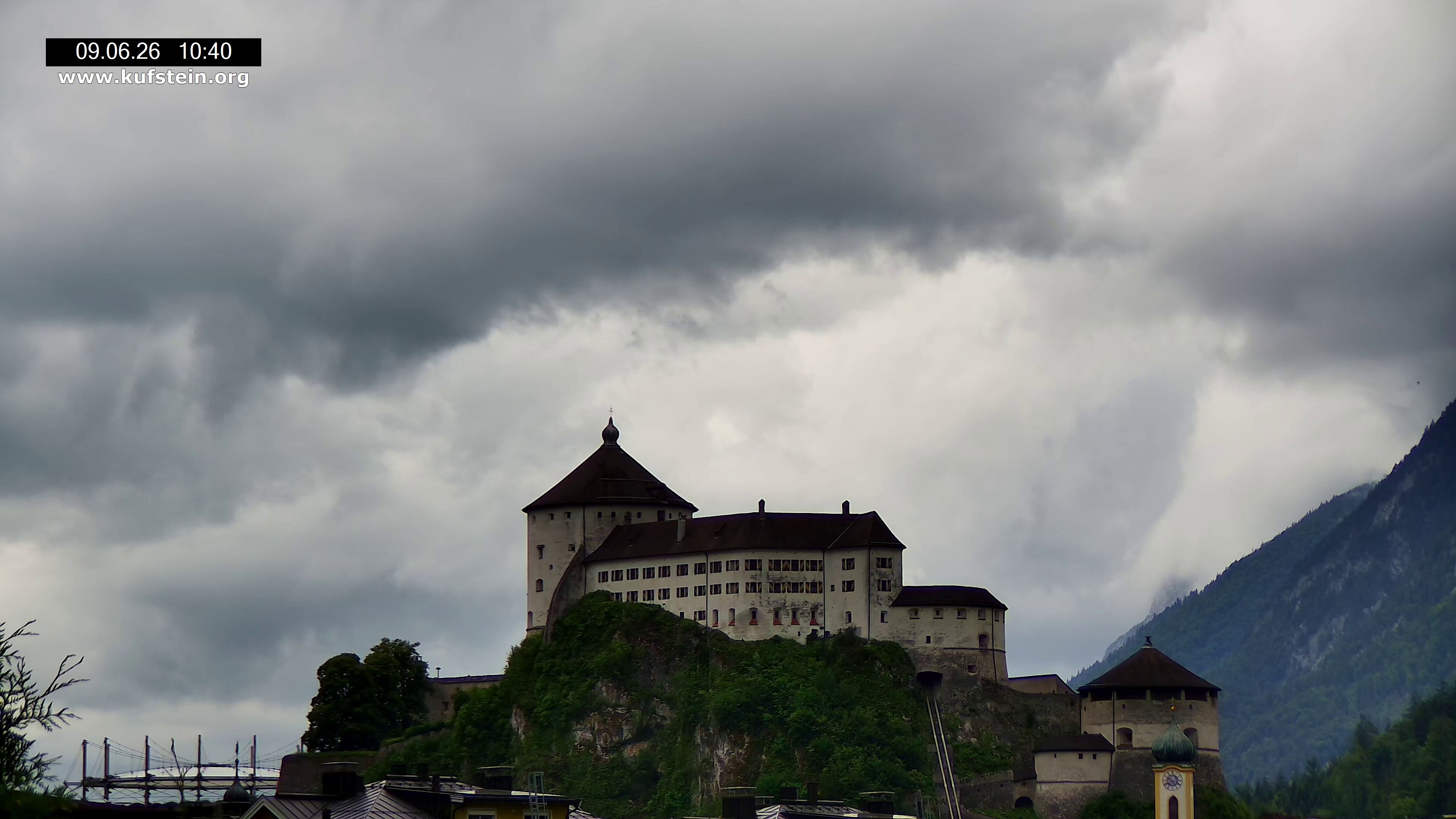 Archiv Foto Webcam Festung Kufstein