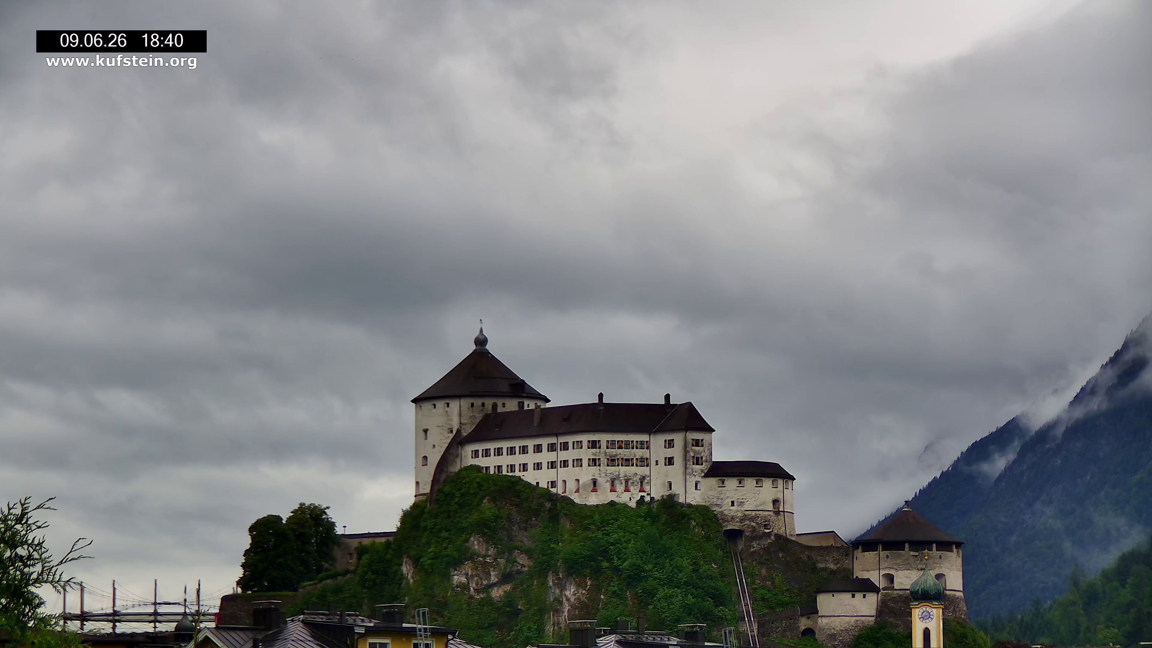 Archiv Foto Webcam Festung Kufstein