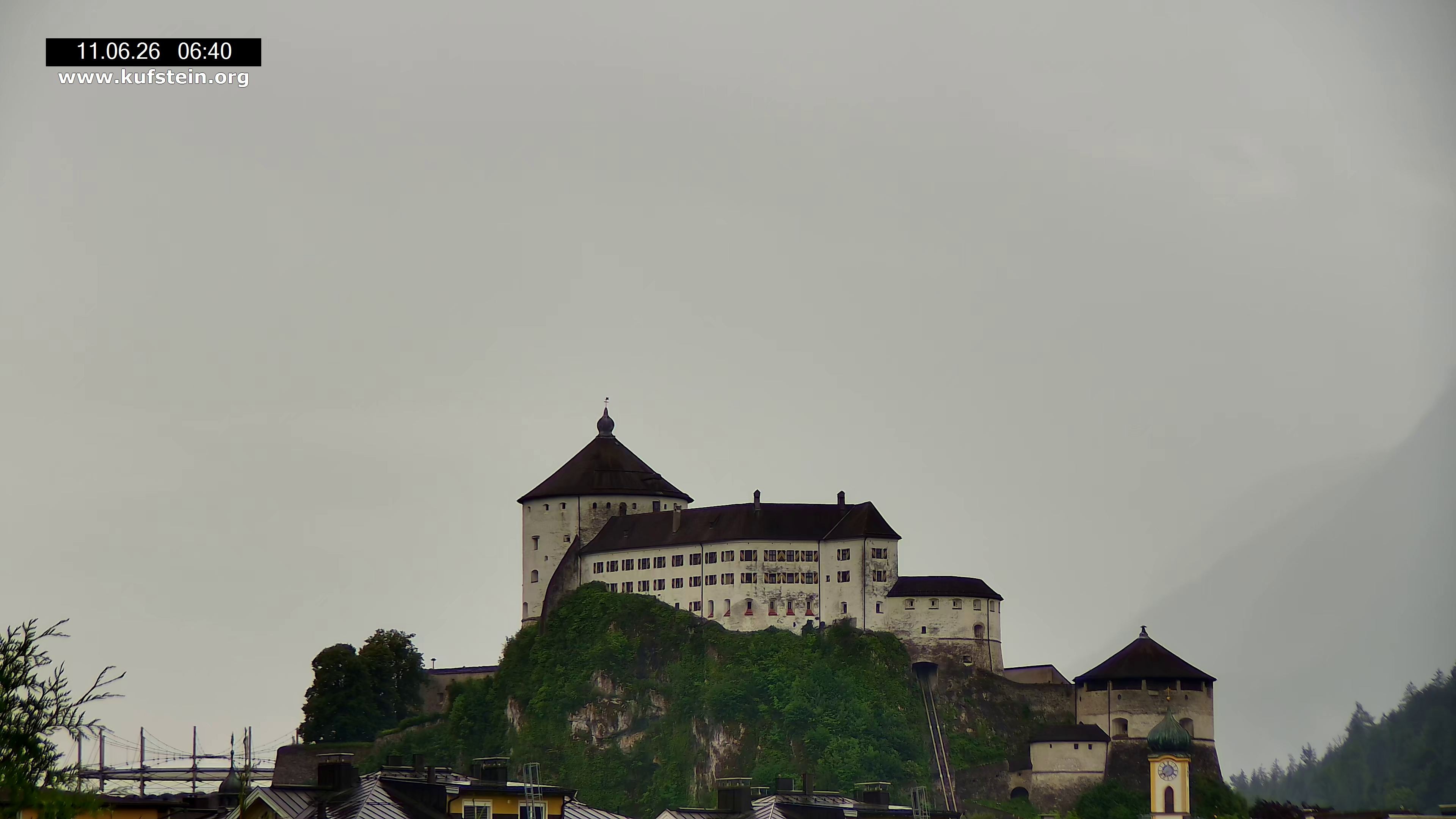 Archived image Webcam Kufstein Fortress