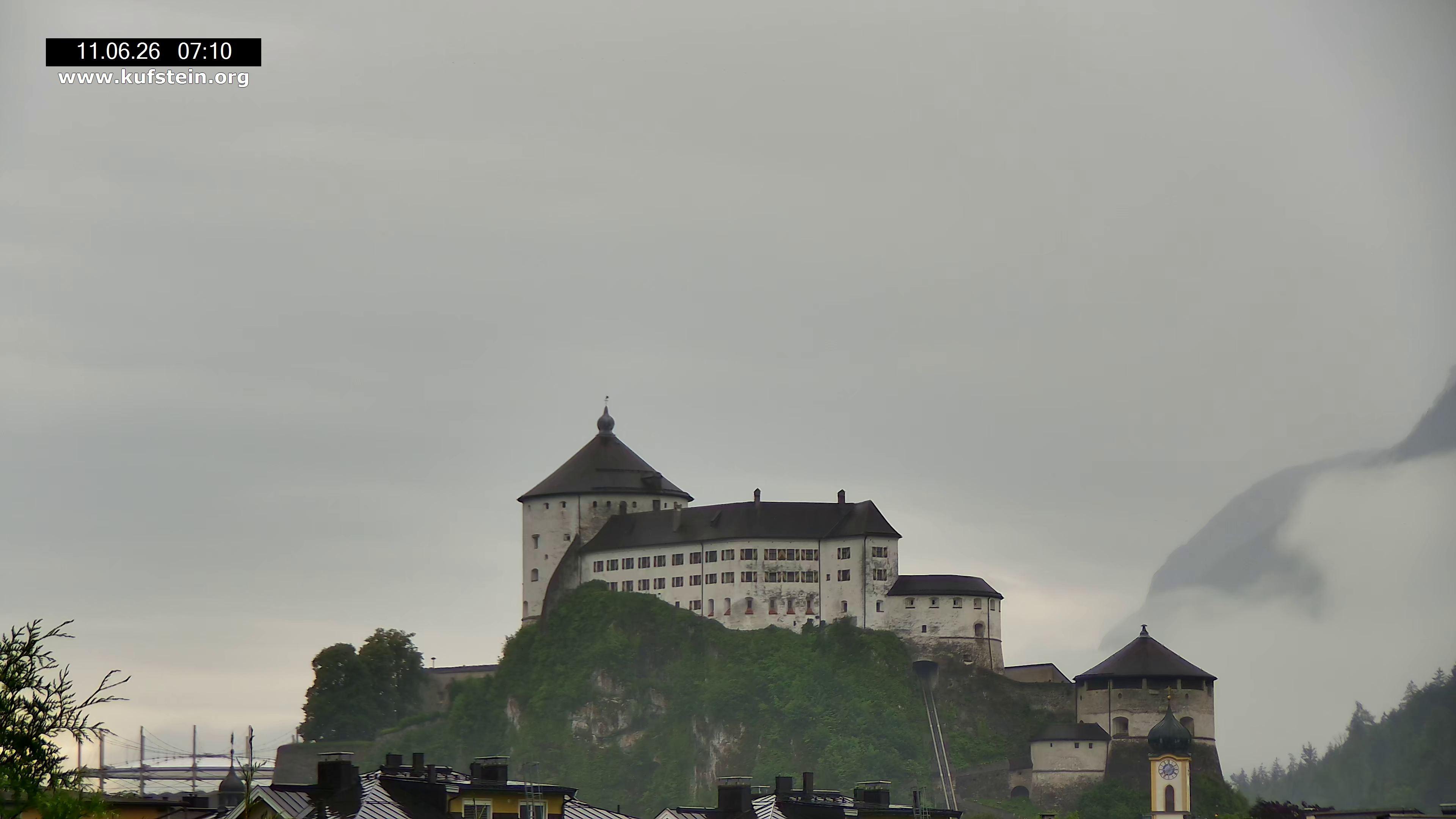 Archived image Webcam Kufstein Fortress